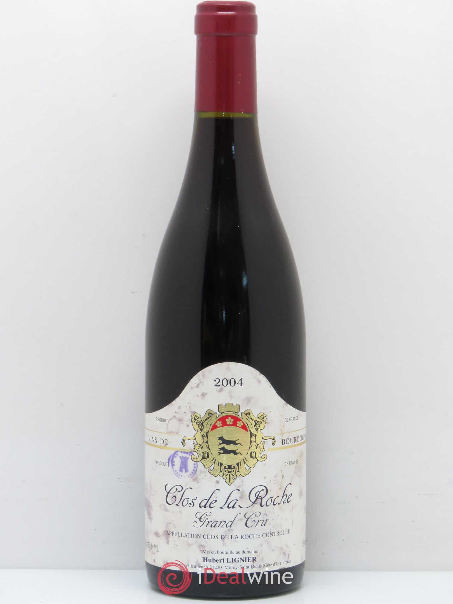 Clos de la Roche Grand Cru Hubert Lignier (Domaine) 2004 - Lot de 1 bouteille - 0