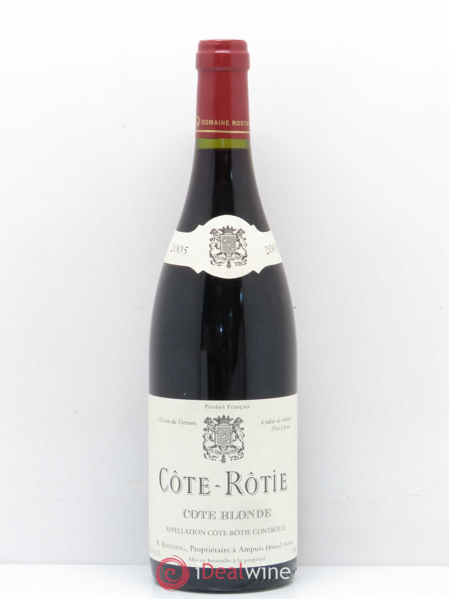 Côte-Rôtie Côte Blonde René Rostaing 2005 - Posten von 1 Flasche - 0