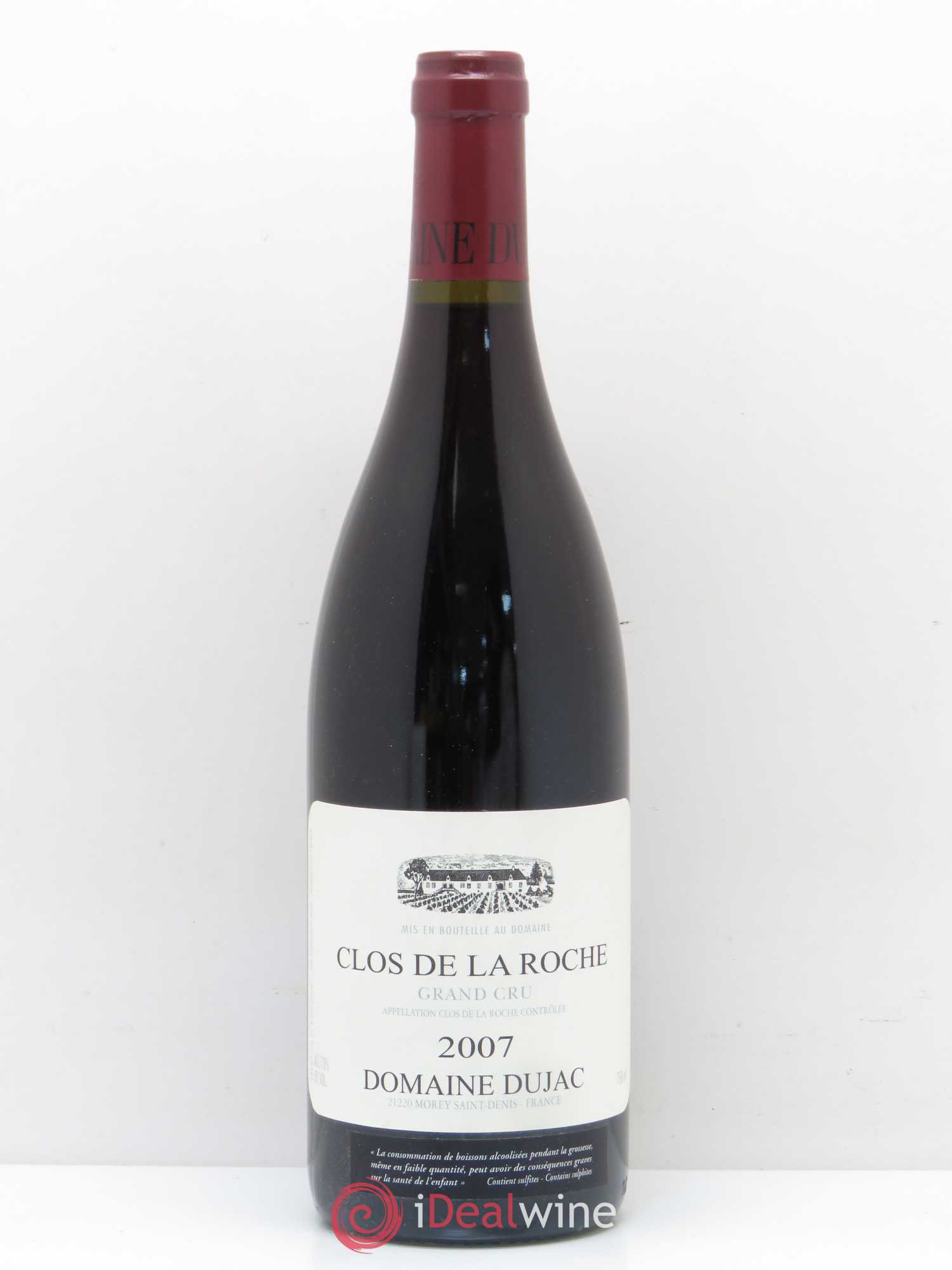 Clos de la Roche Grand Cru Dujac (Domaine) 2007 - Lot de 1 bouteille - 0
