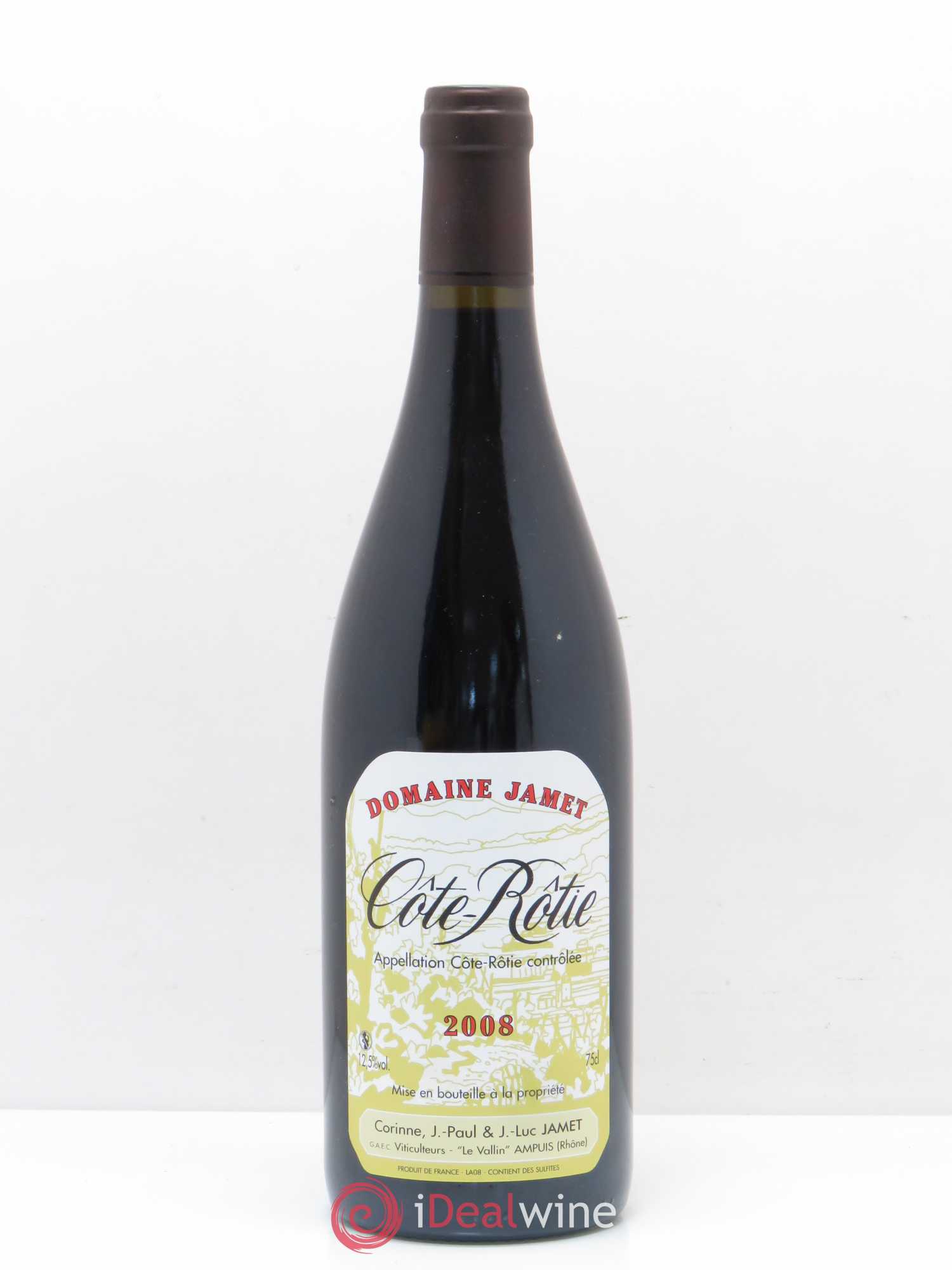 Côte-Rôtie Jamet (Domaine) 2008 - Lot de 1 bouteille - 0