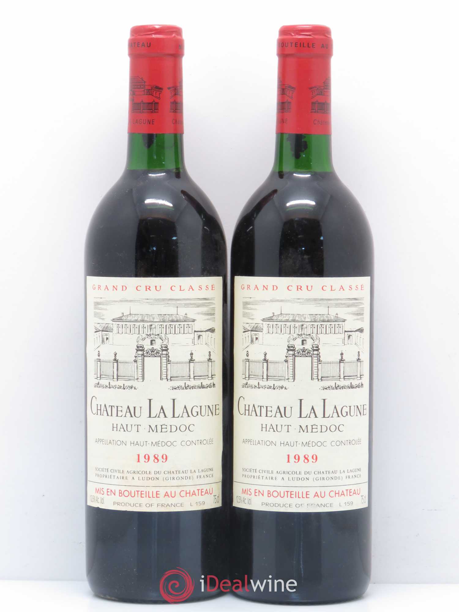 Château la Lagune 3ème Grand Cru Classé 1989 - Lot de 2 bouteilles - 0