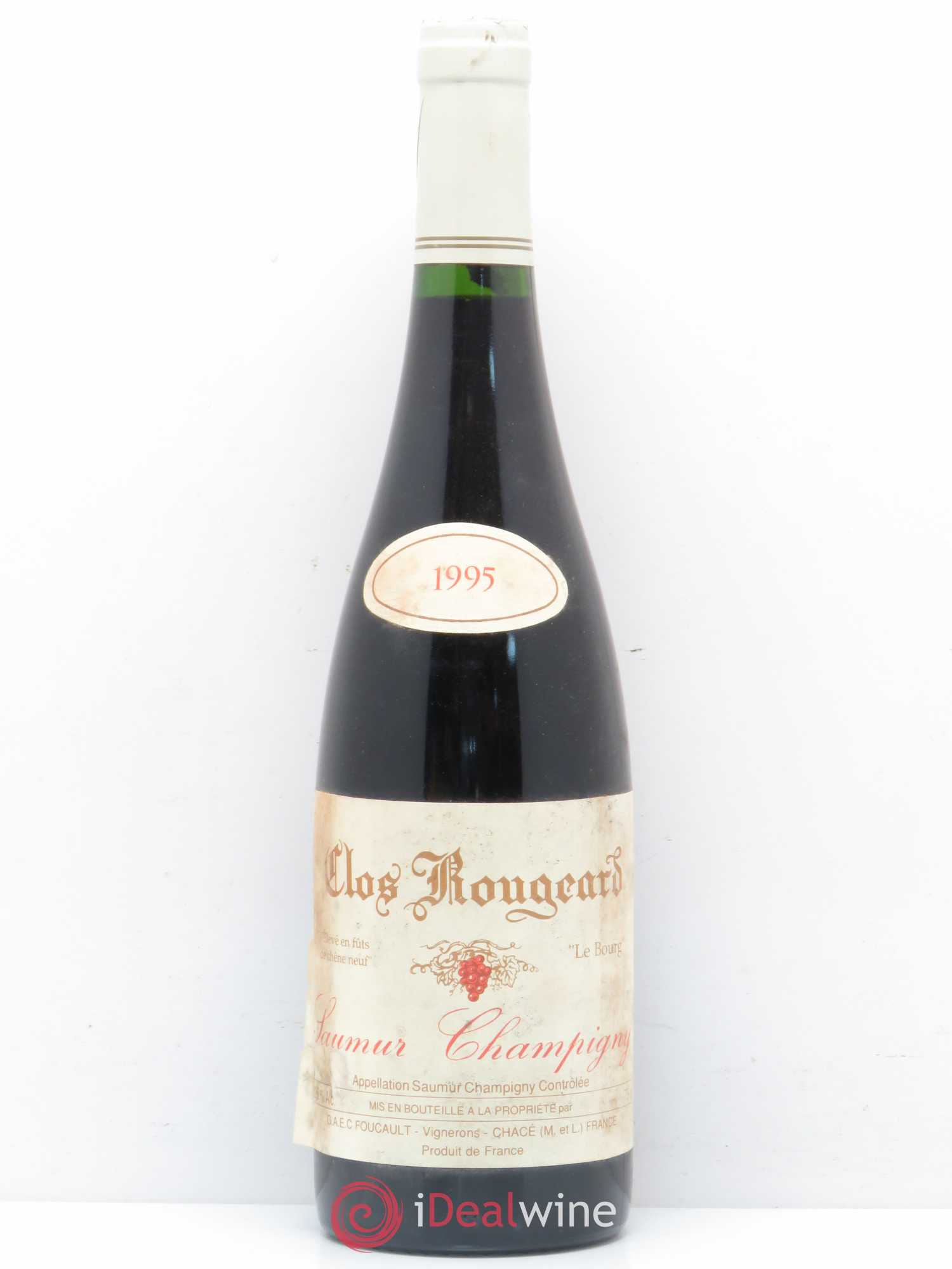 Saumur-Champigny Le Bourg Clos Rougeard 1995 - Lot de 1 bouteille - 0