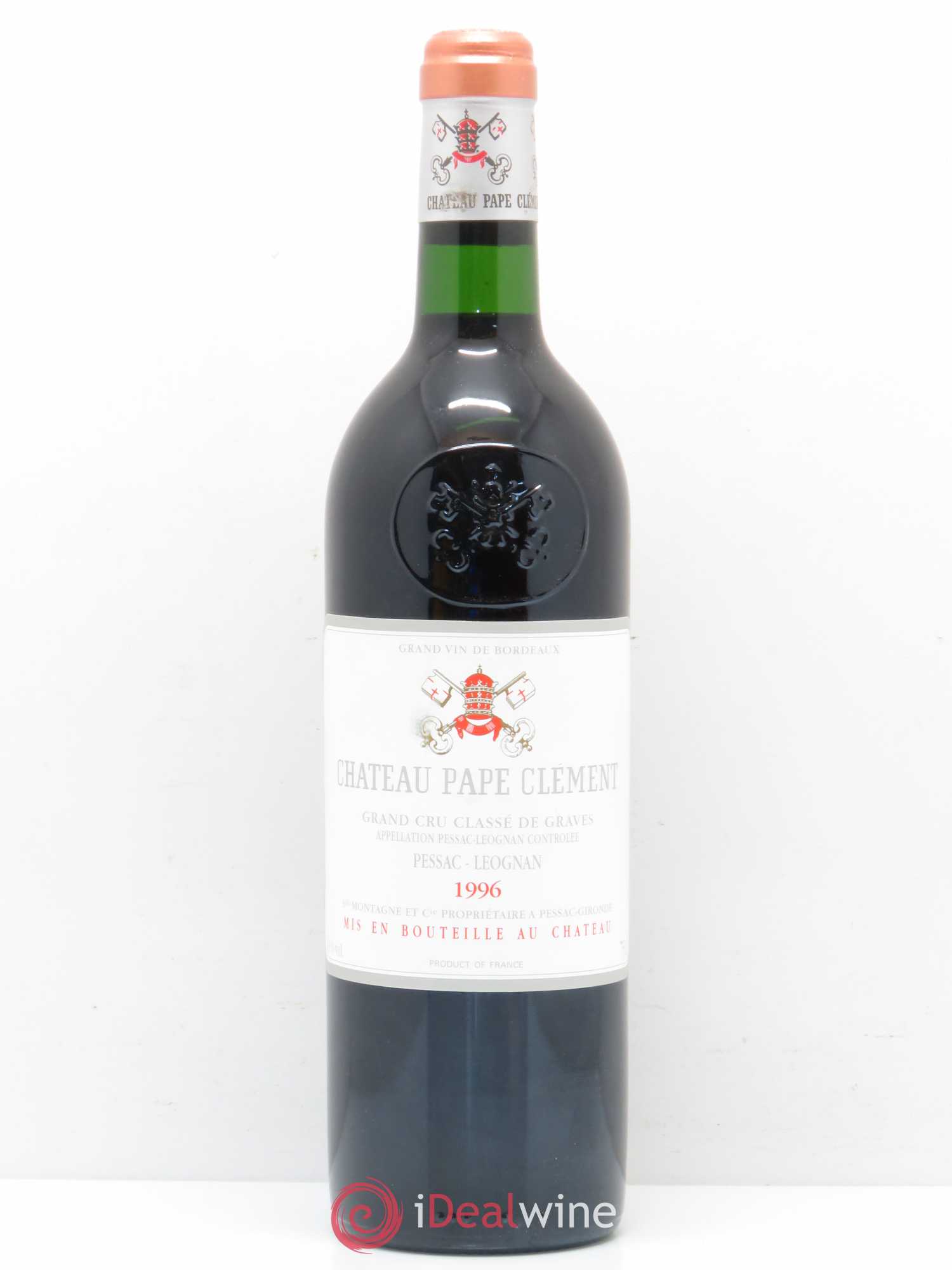 Château Pape Clément Cru Classé de Graves 1996 - Lot de 1 bouteille - 0