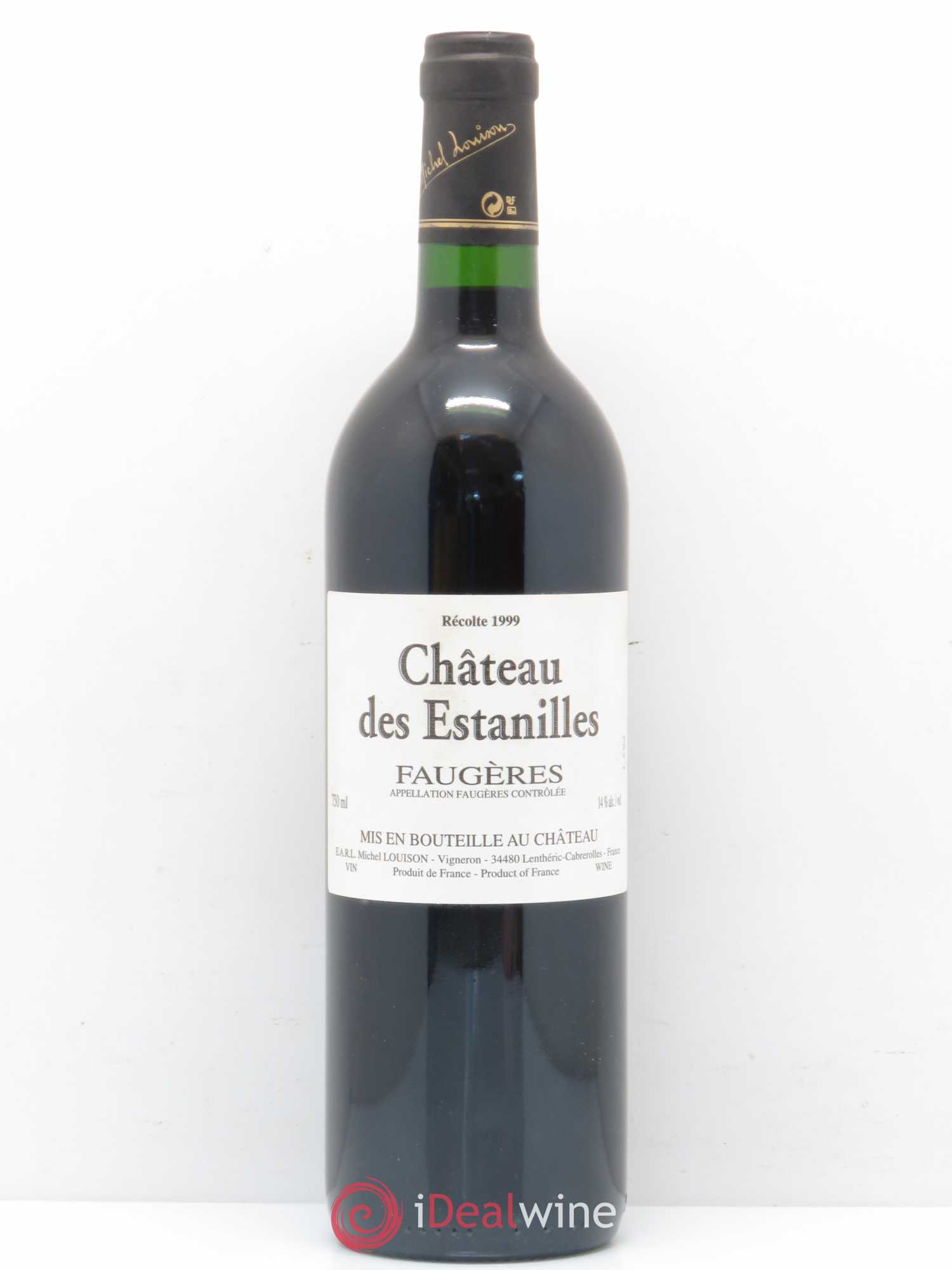 Faugères Château des Estanilles 1999 - Posten von 1 Flasche - 0