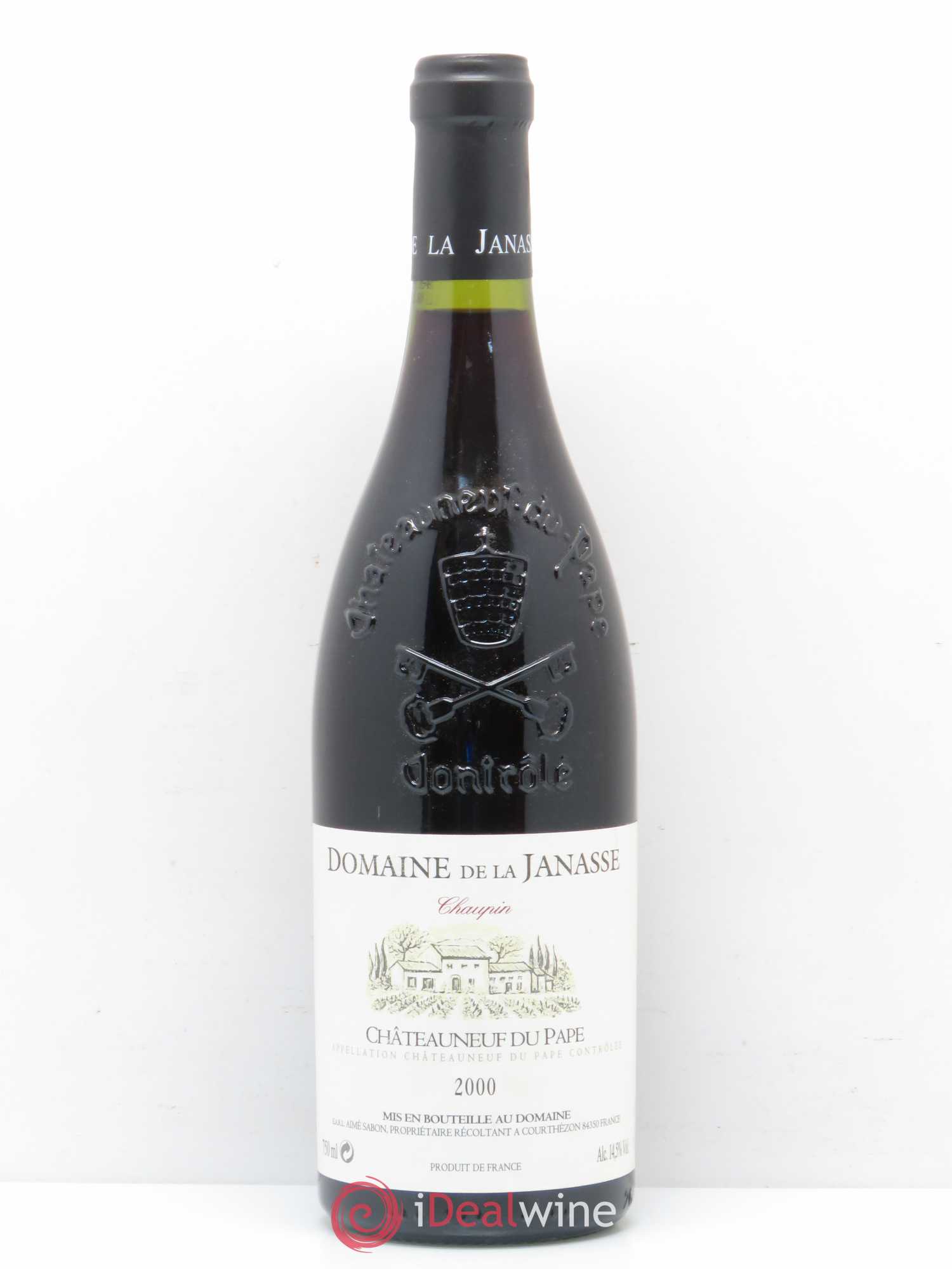 Châteauneuf-du-Pape Cuvée Chaupin La Janasse (Domaine de) 2000 - Lot de 1 bouteille - 0