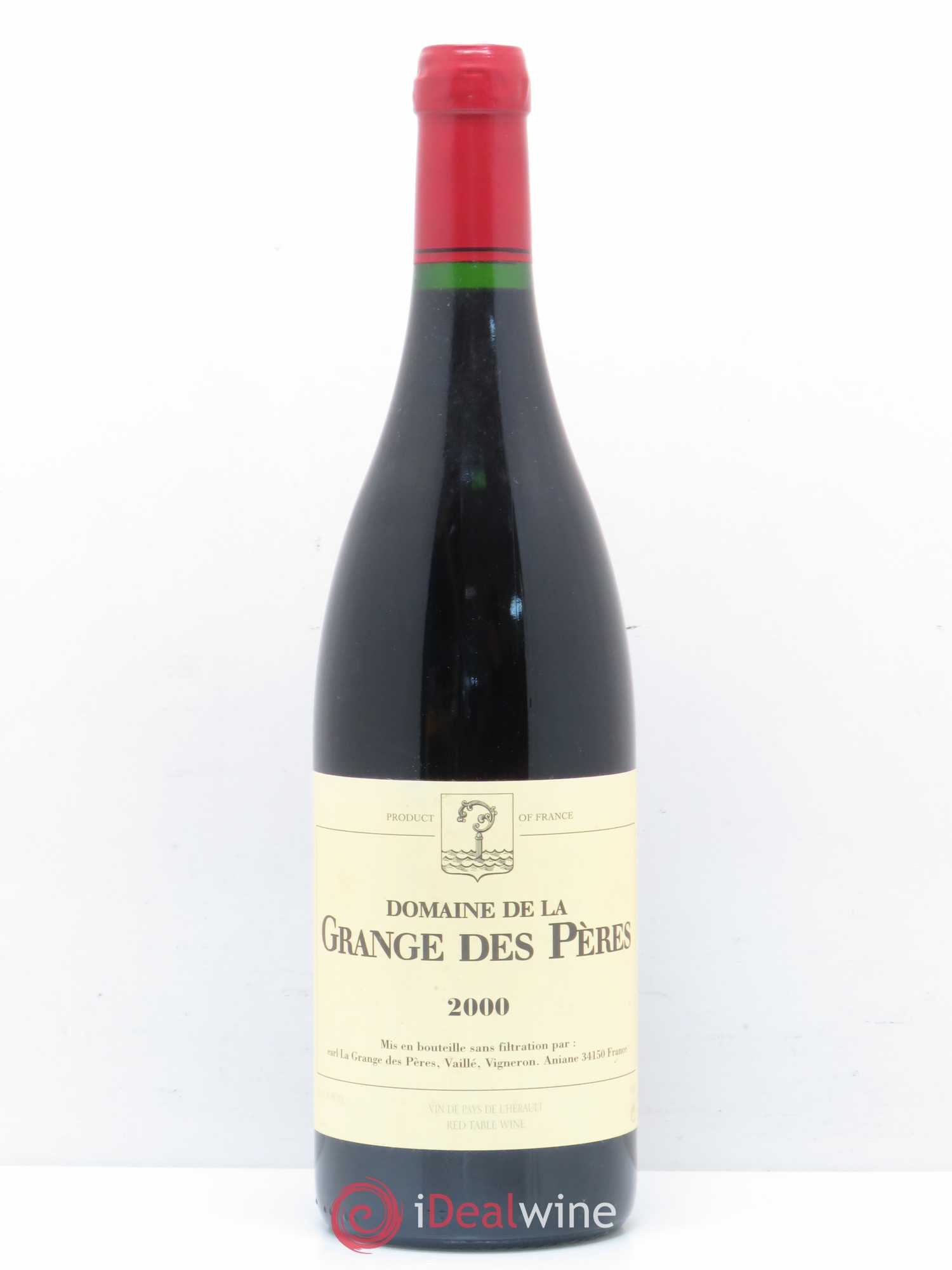 Pays d'Hérault Grange des Pères Laurent Vaillé 2000 - Lot de 1 bouteille - 0