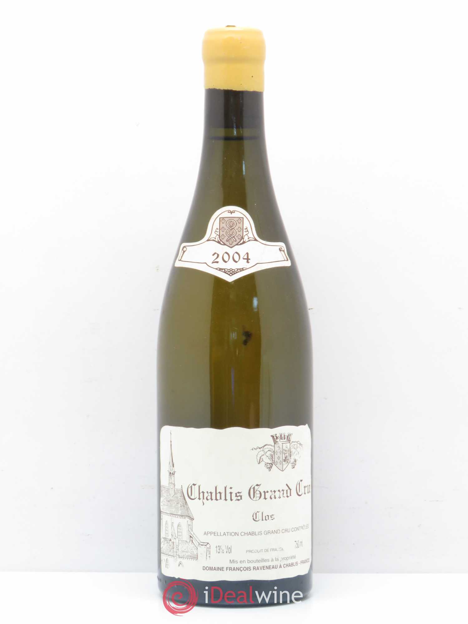 Chablis Grand Cru Clos Raveneau (Domaine) 2004 - Lot de 1 bouteille - 0
