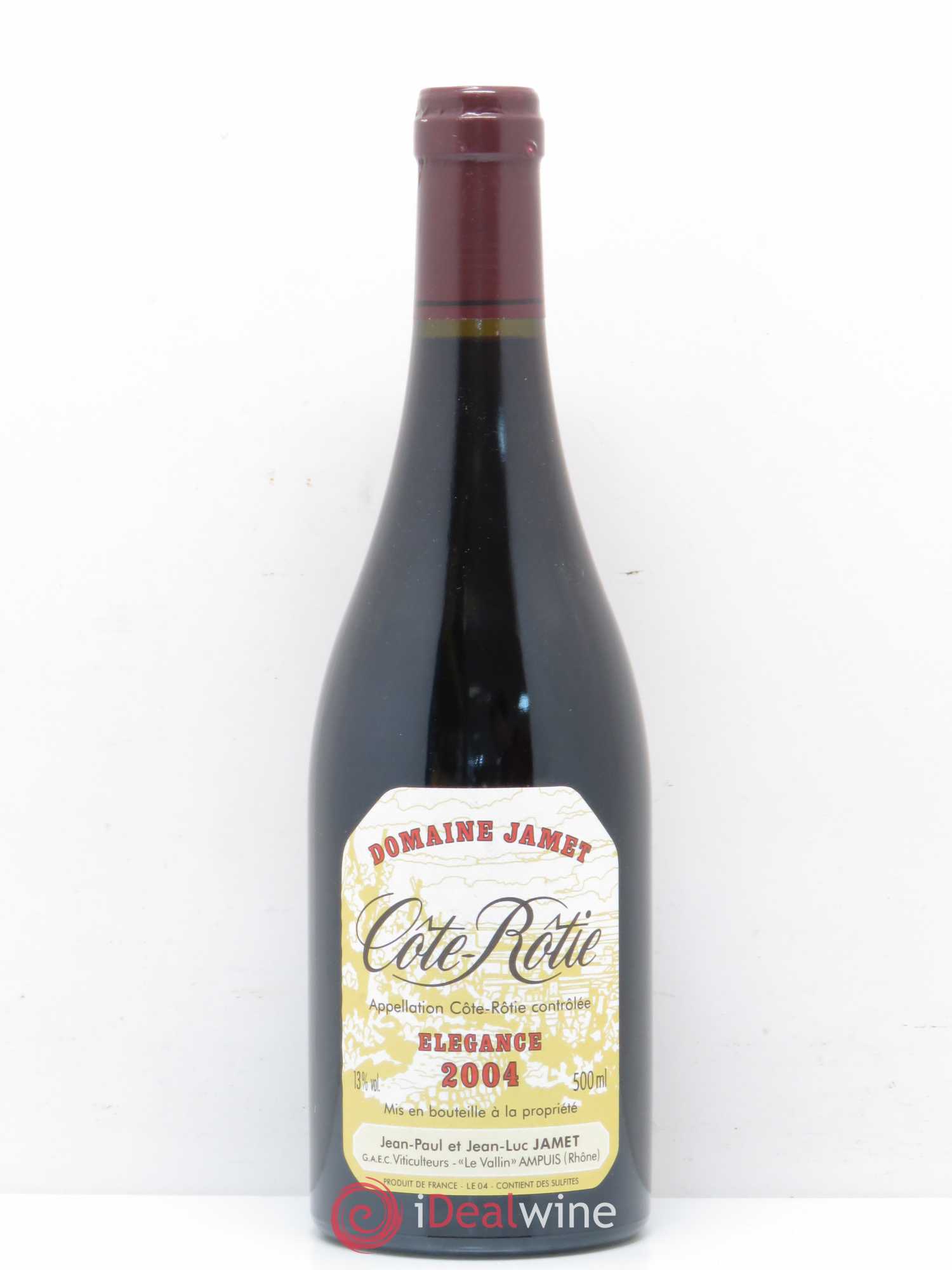 Côte-Rôtie Elegance Jamet 2004 - Lot de 1 bouteille - 0