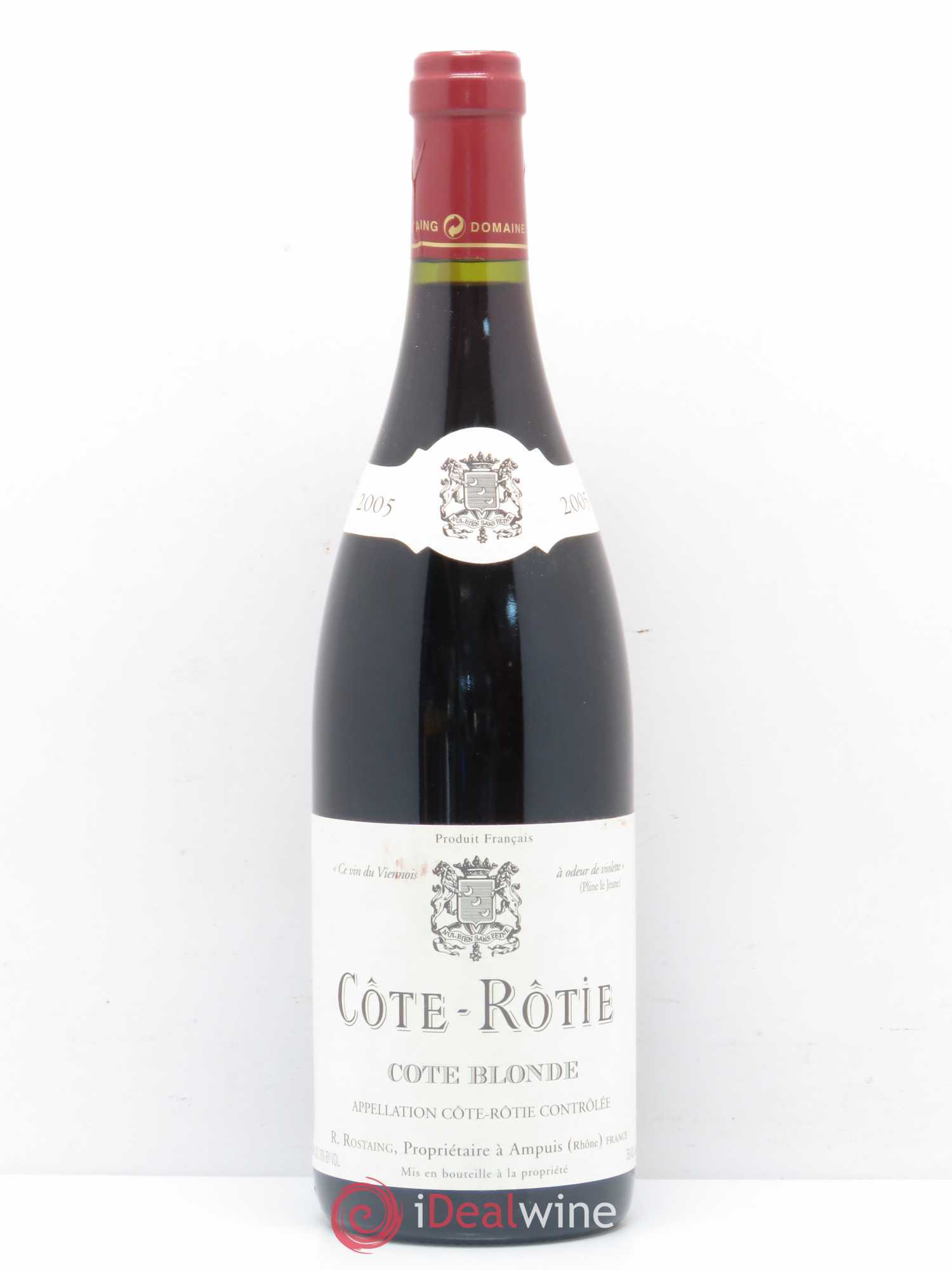 Côte-Rôtie Côte Blonde René Rostaing 2005 - Lot of 1 bottle - 0