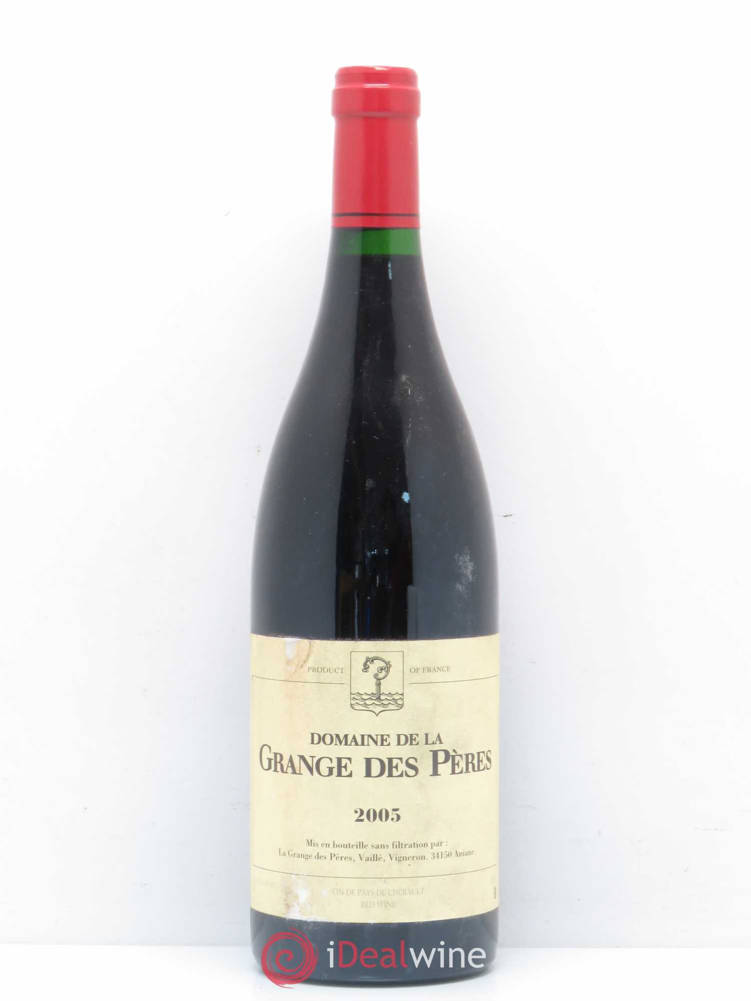 Pays d'Hérault Grange des Pères Laurent Vaillé 2005 - Lot de 1 bouteille - 0
