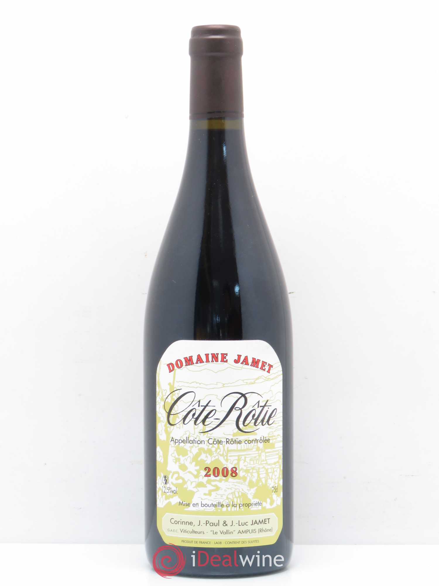 Côte-Rôtie Jamet (Domaine) 2008 - Lot de 1 bouteille - 0