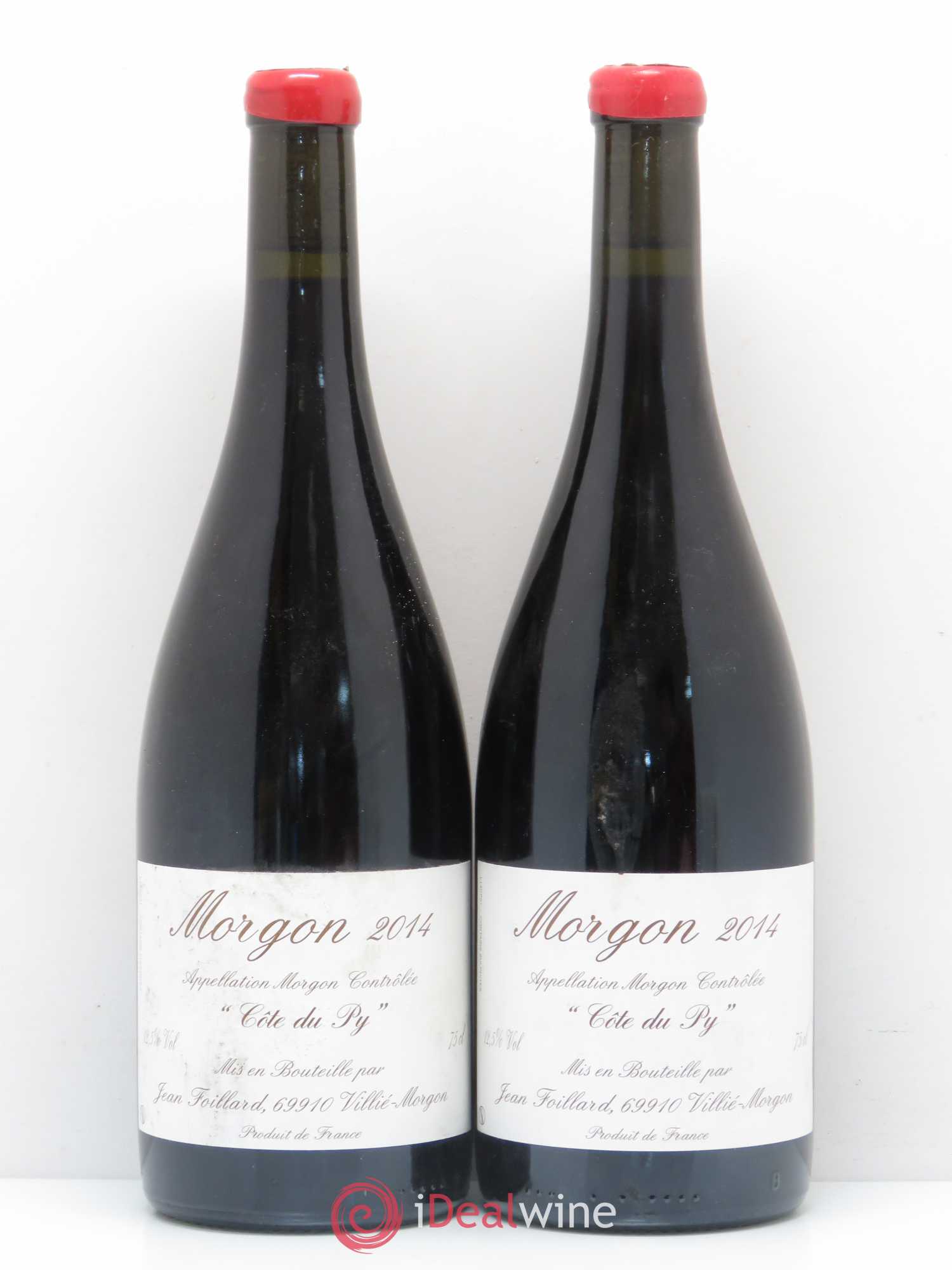 Morgon Côte du Py Jean Foillard 2014 - Lot de 2 bouteilles - 0