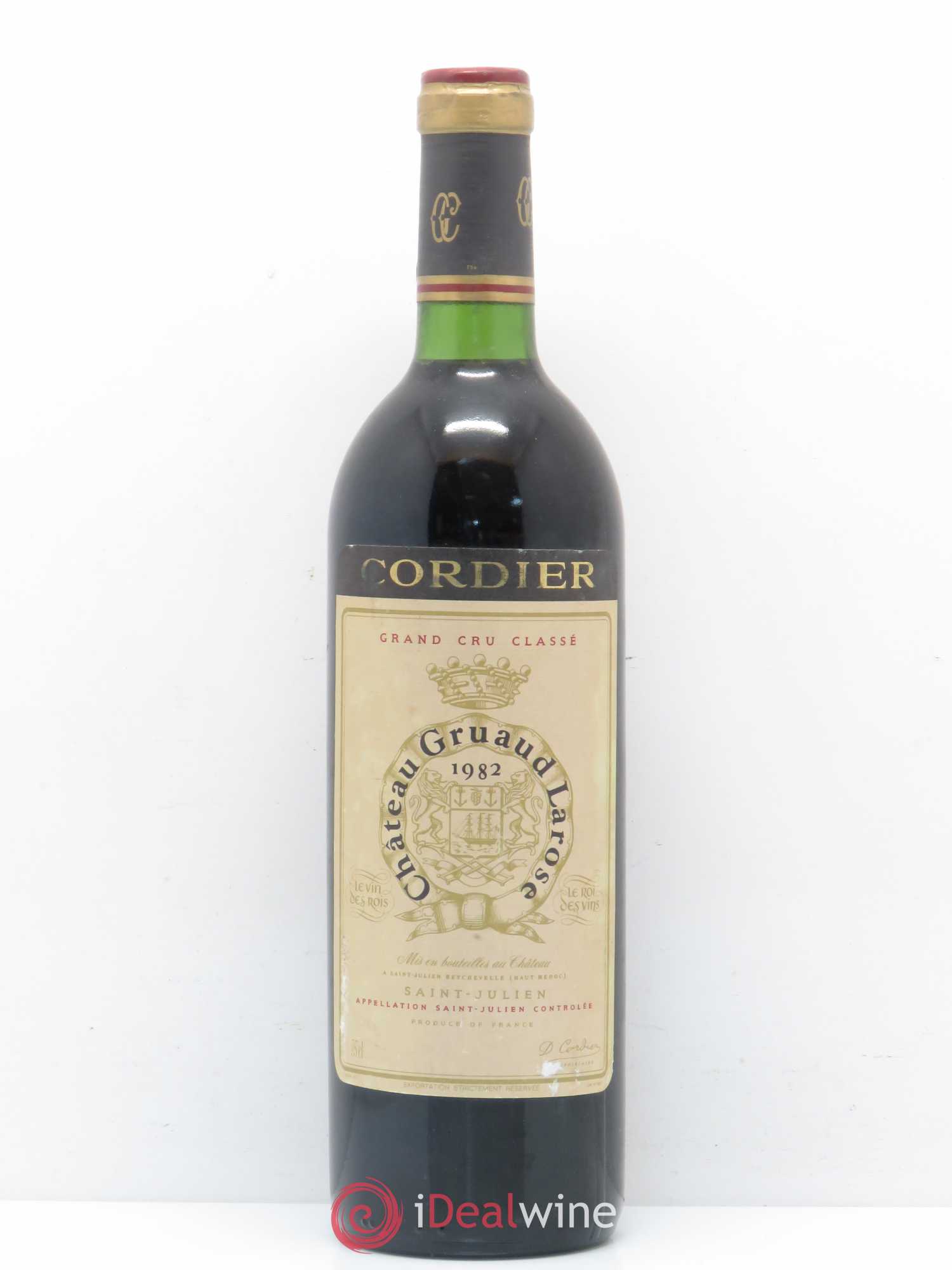 Château Gruaud Larose 2ème Grand Cru Classé 1982 - Lot de 1 bouteille - 0