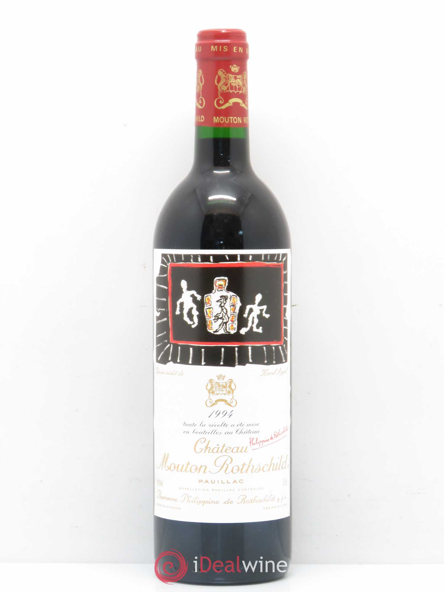 Château Mouton Rothschild 1er Grand Cru Classé 1994 - Lot de 1 bouteille - 0