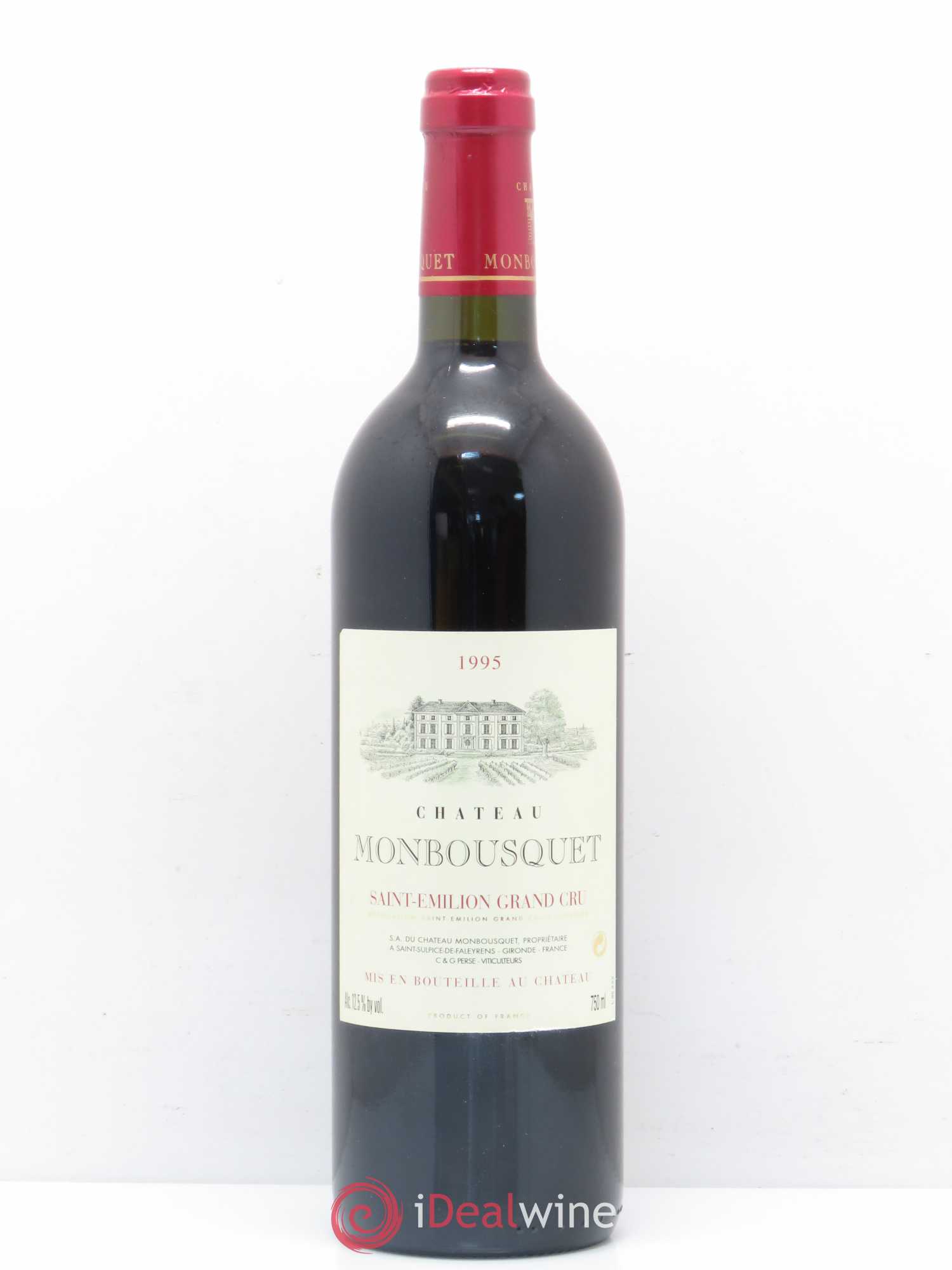 Château Monbousquet Grand Cru Classé 1995 - Lot de 1 bouteille - 0