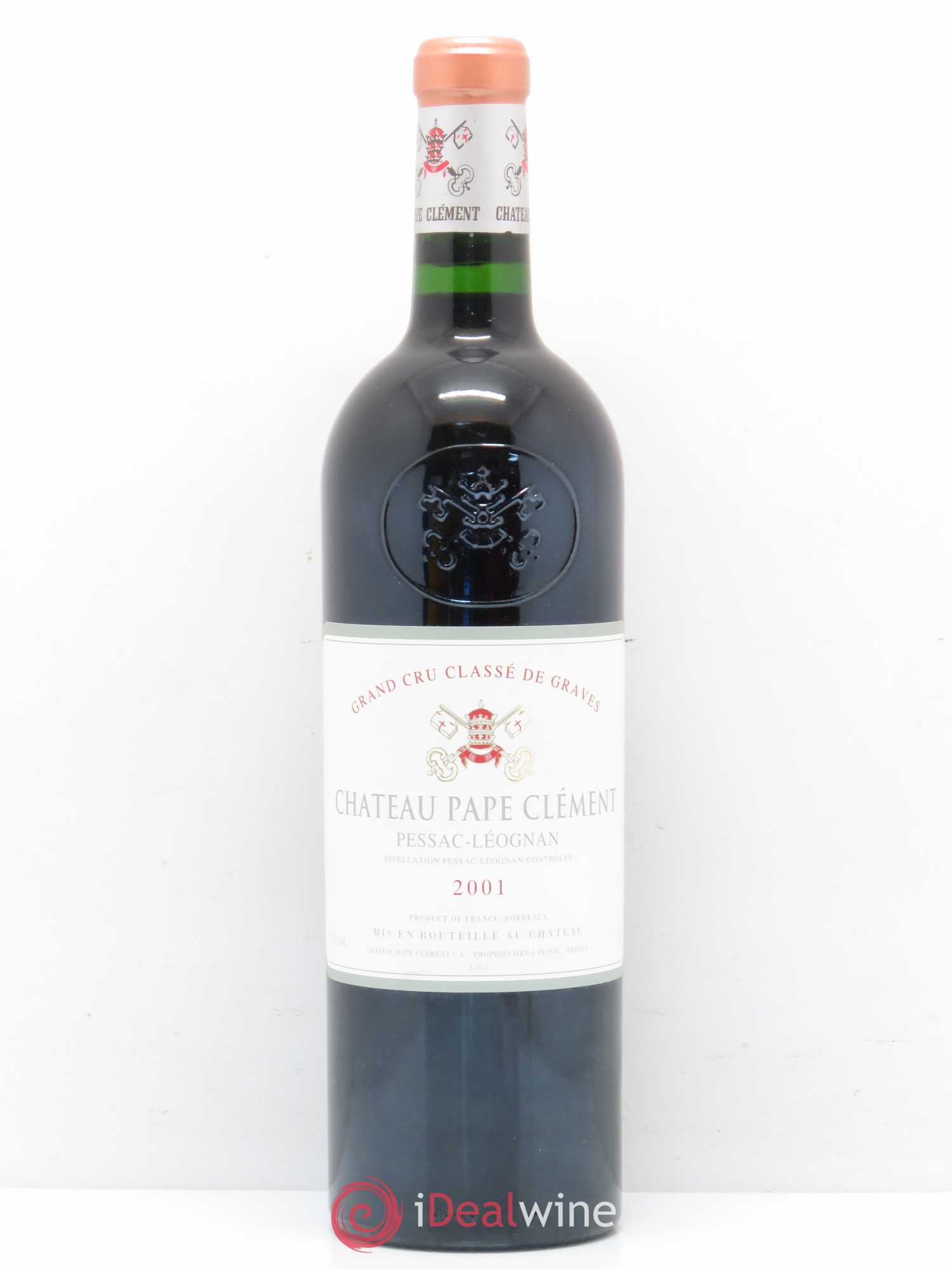 Château Pape Clément Cru Classé de Graves 2001 - Lot de 1 bouteille - 0