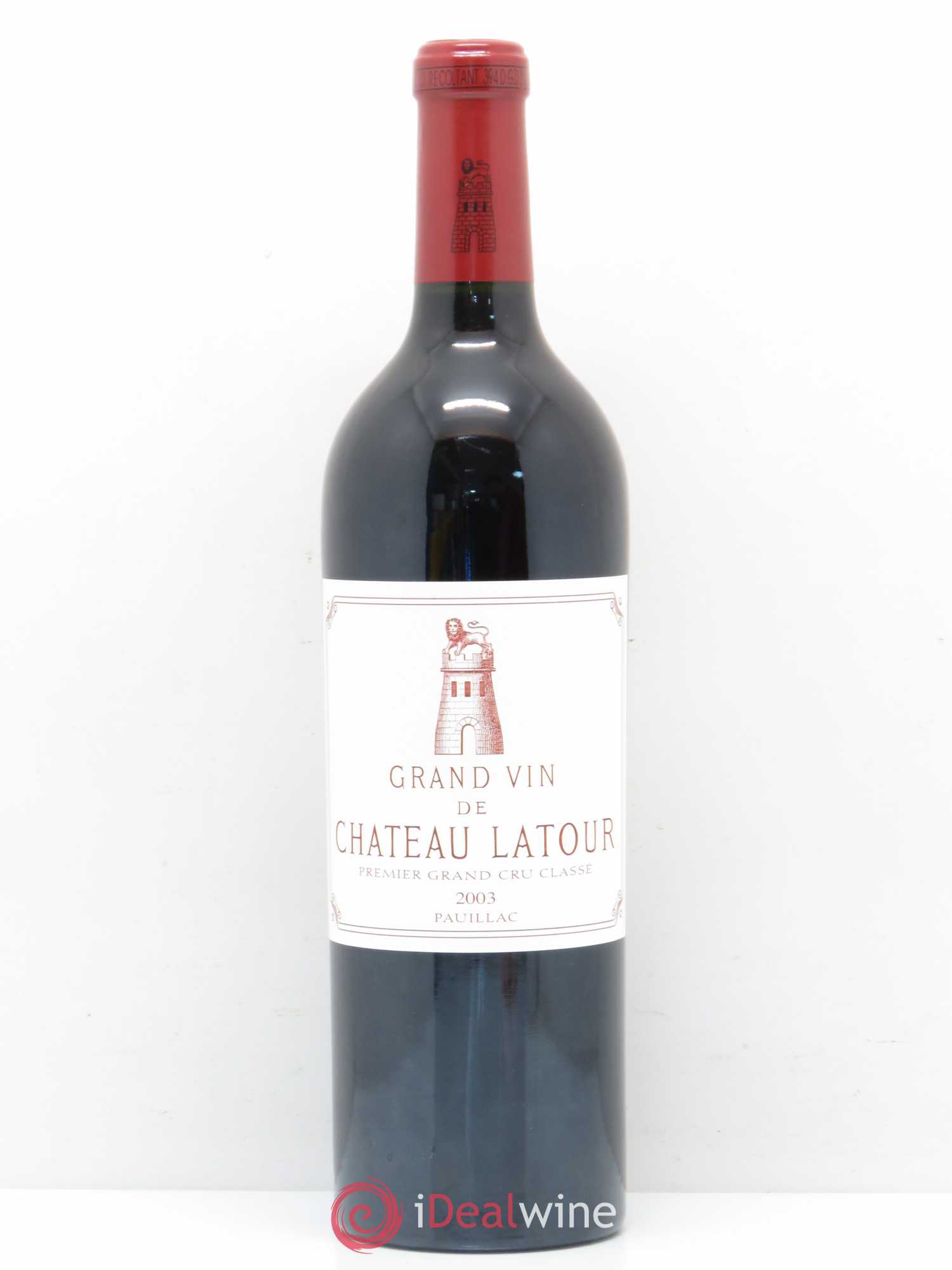 Château Latour 1er Grand Cru Classé 2003 - Lot de 1 bouteille - 0