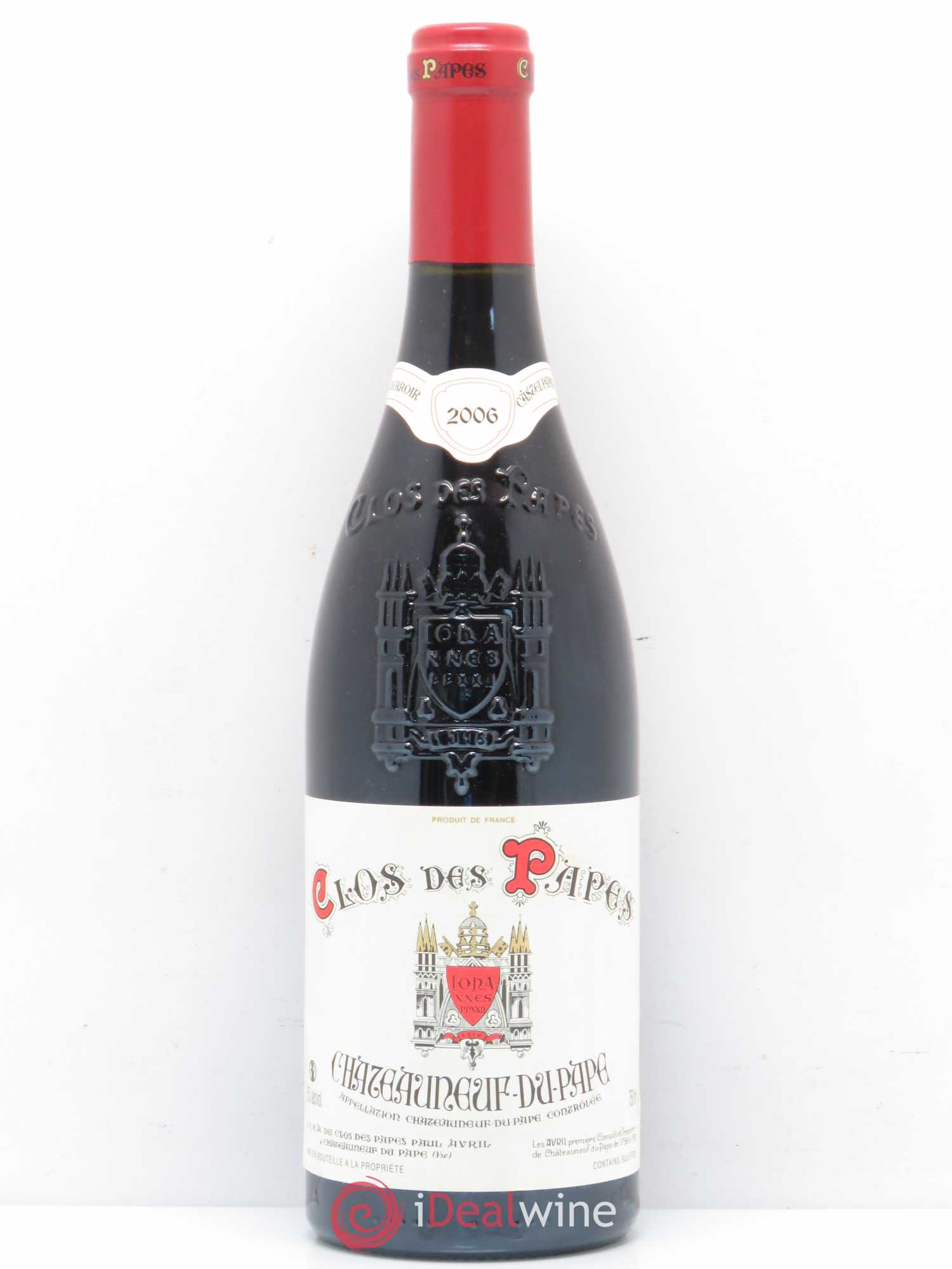 Châteauneuf-du-Pape Clos des Papes - Paul Avril 2006 - Lot de 1 bouteille - 0