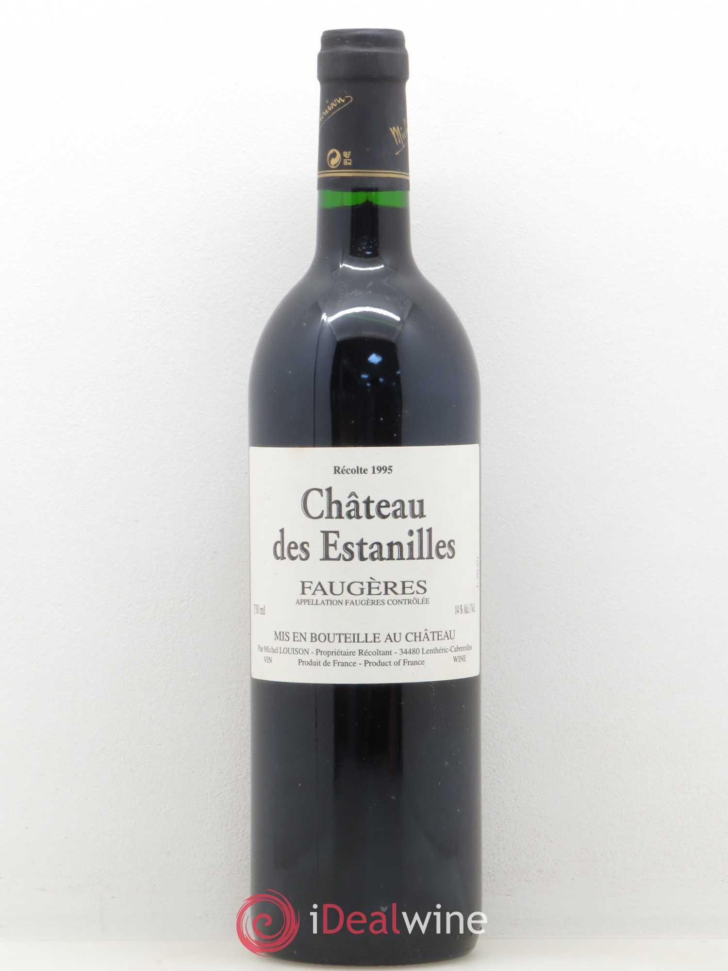 Faugères Château des Estanilles 1995 - Posten von 1 Flasche - 0