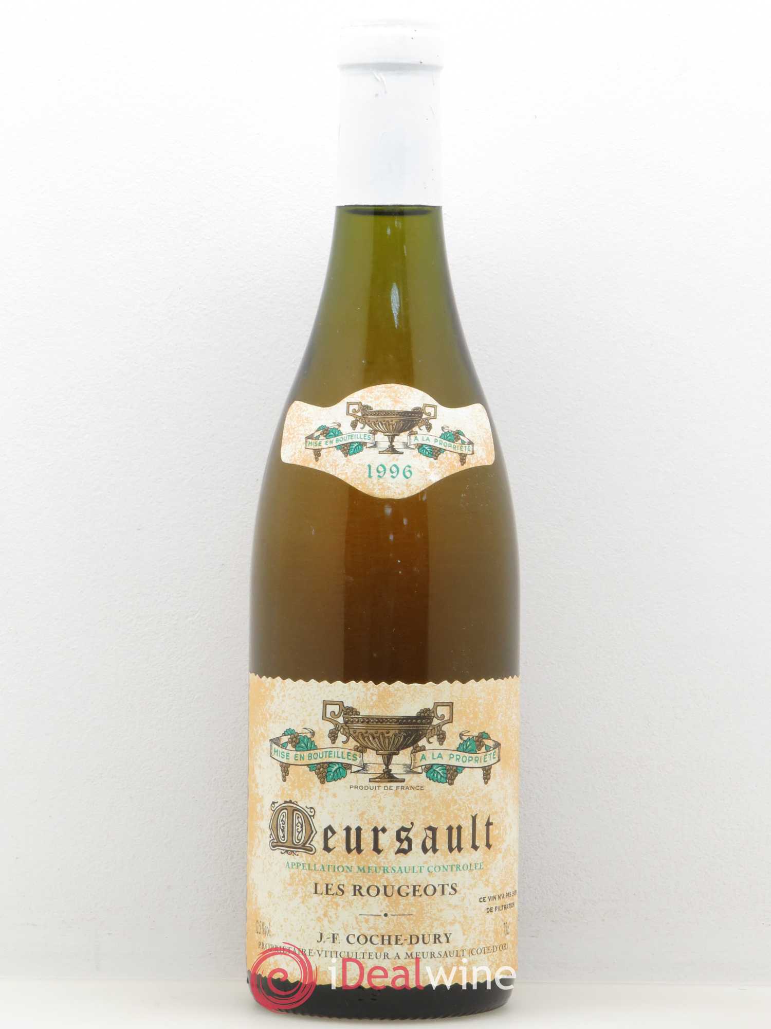 Meursault Les Rougeots Coche Dury (Domaine) 1996 - Lot de 1 bouteille - 0