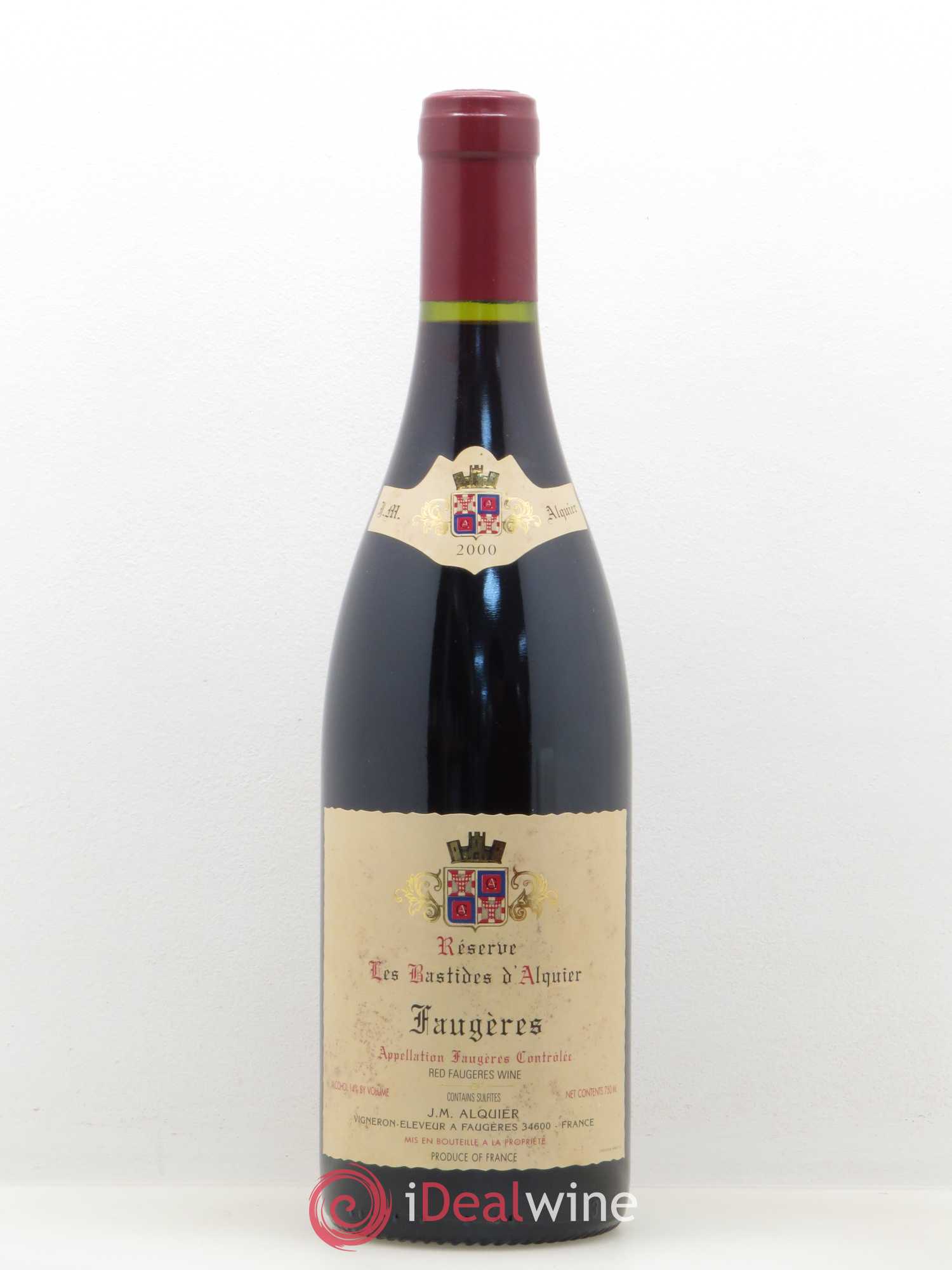 Faugères Domaine Jean-Michel Alquier Les Bastides d'Alquier 2000 - Lot de 1 bouteille - 0
