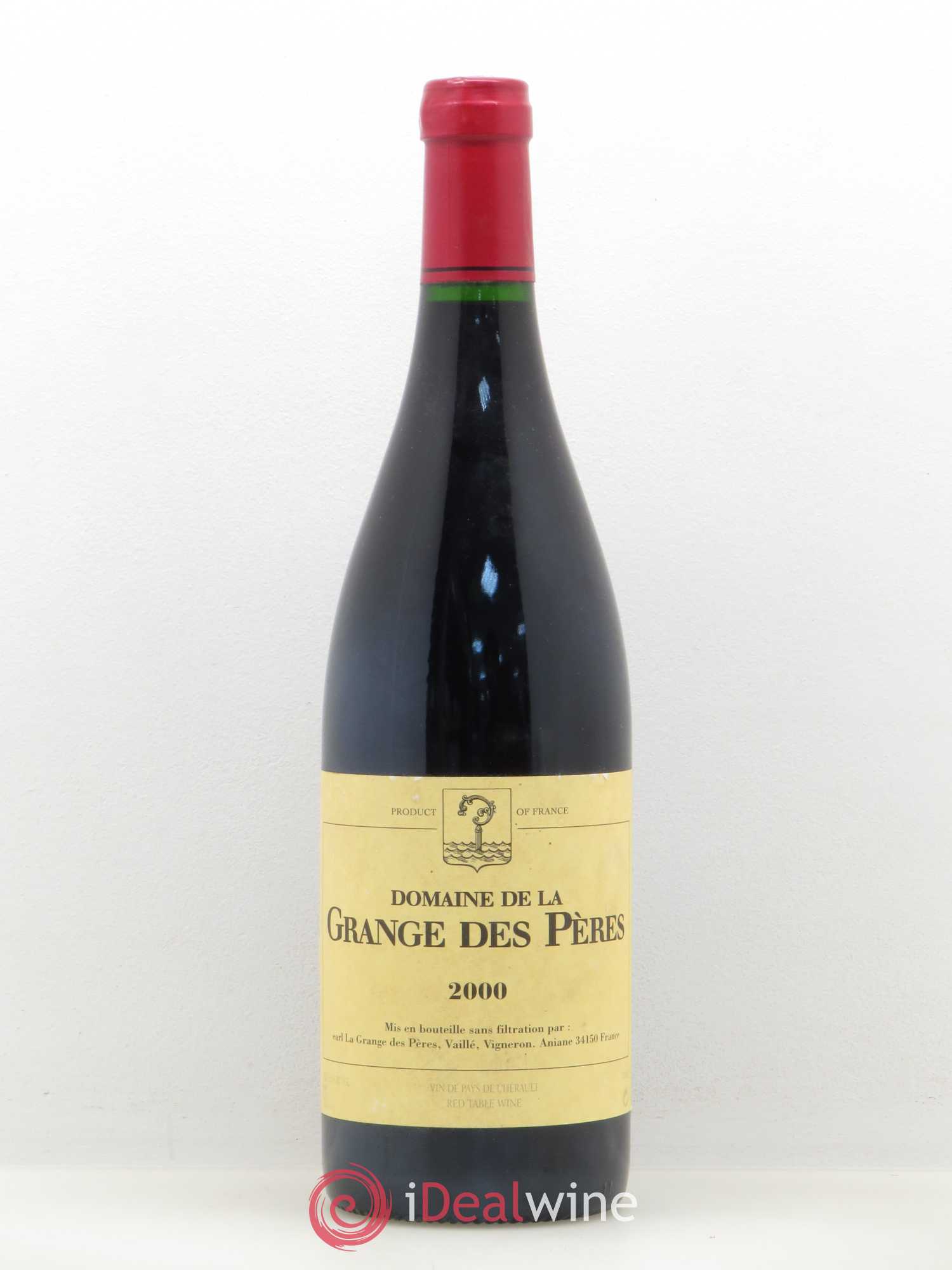 Pays d'Hérault Grange des Pères Laurent Vaillé 2000 - Lot de 1 bouteille - 0