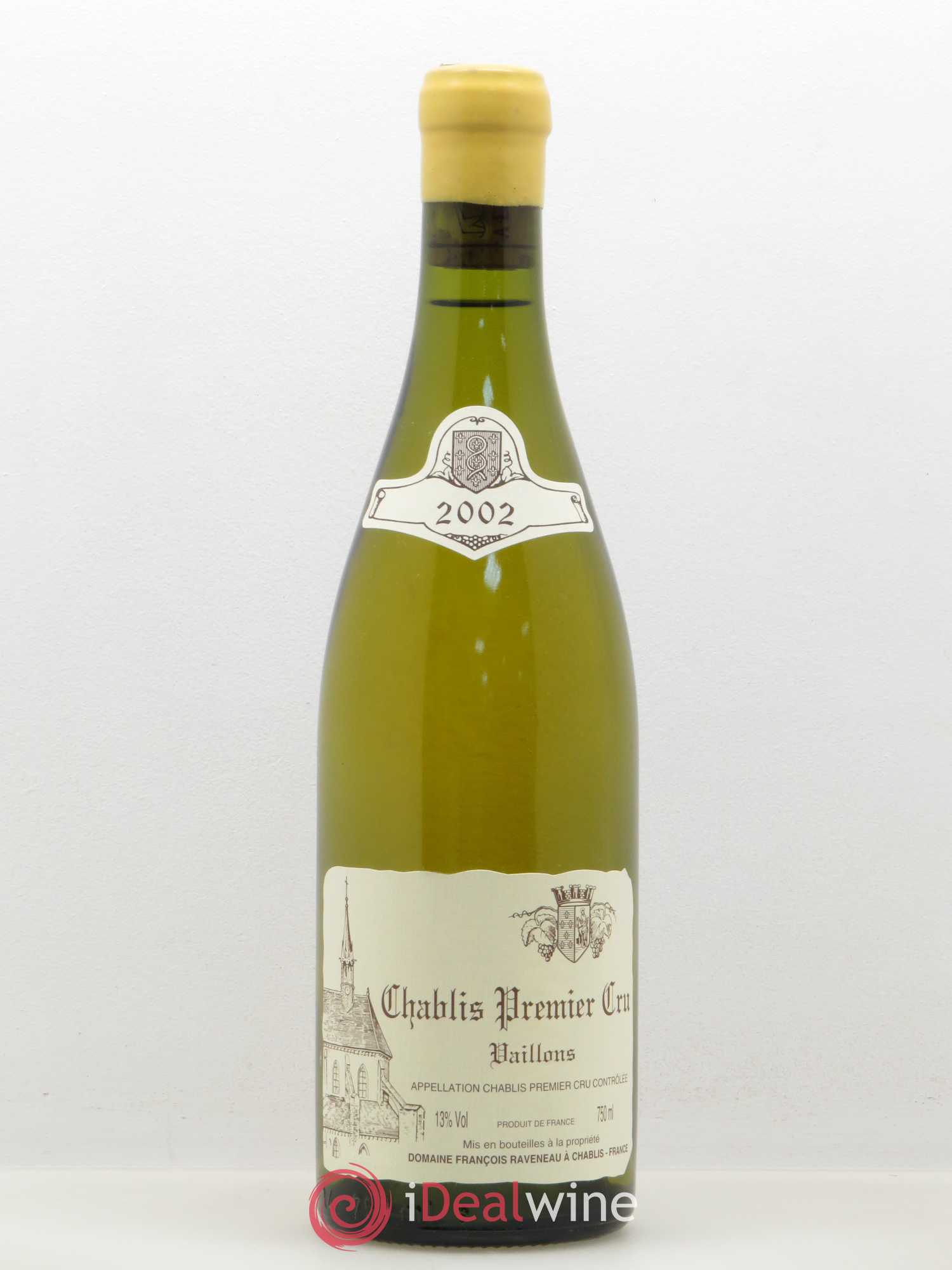 Chablis 1er Cru Vaillons Raveneau (Domaine) 2002 - Lot de 1 bouteille - 0