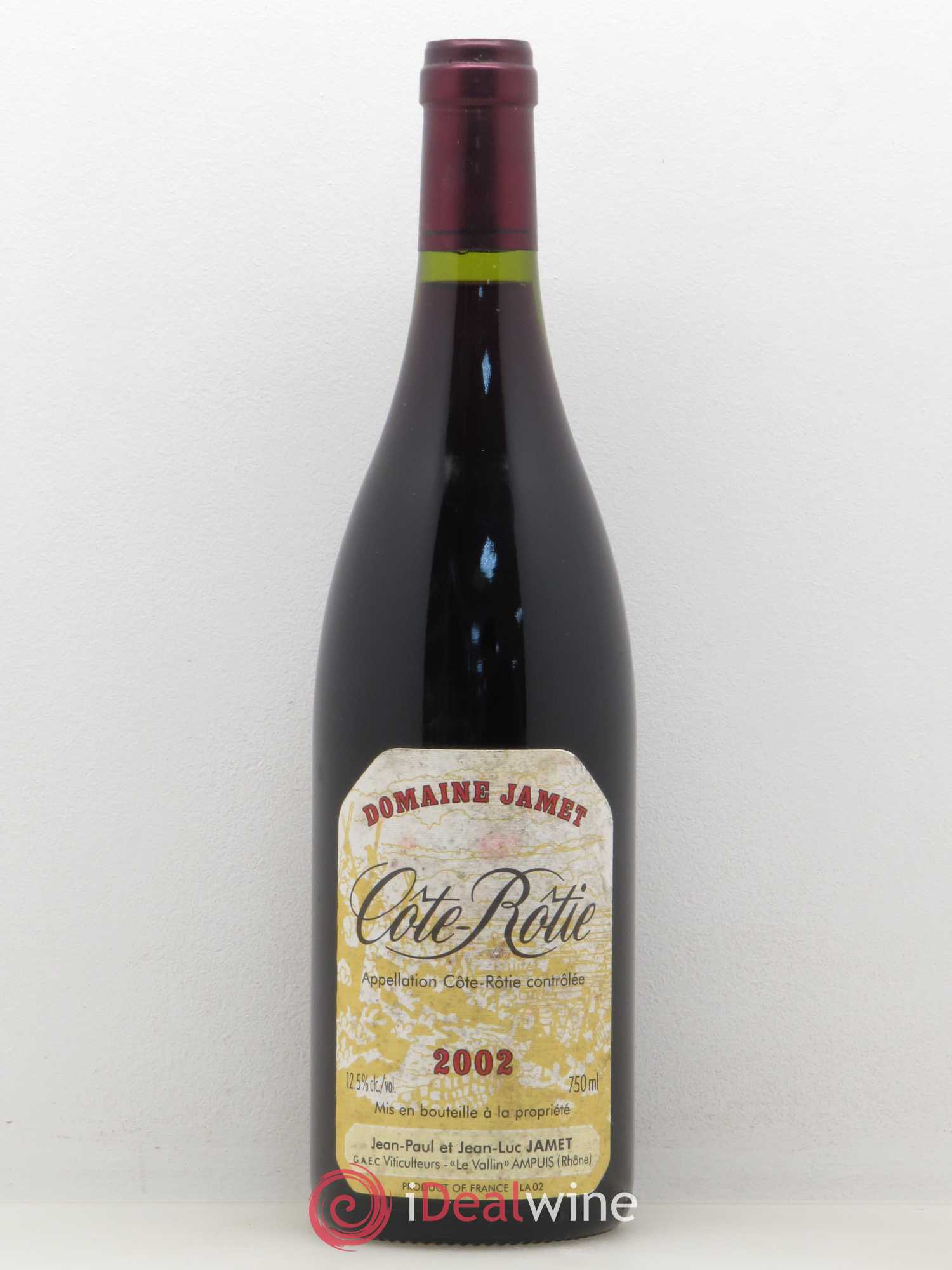 Côte-Rôtie Jamet (Domaine) 2002 - Lot de 1 bouteille - 0