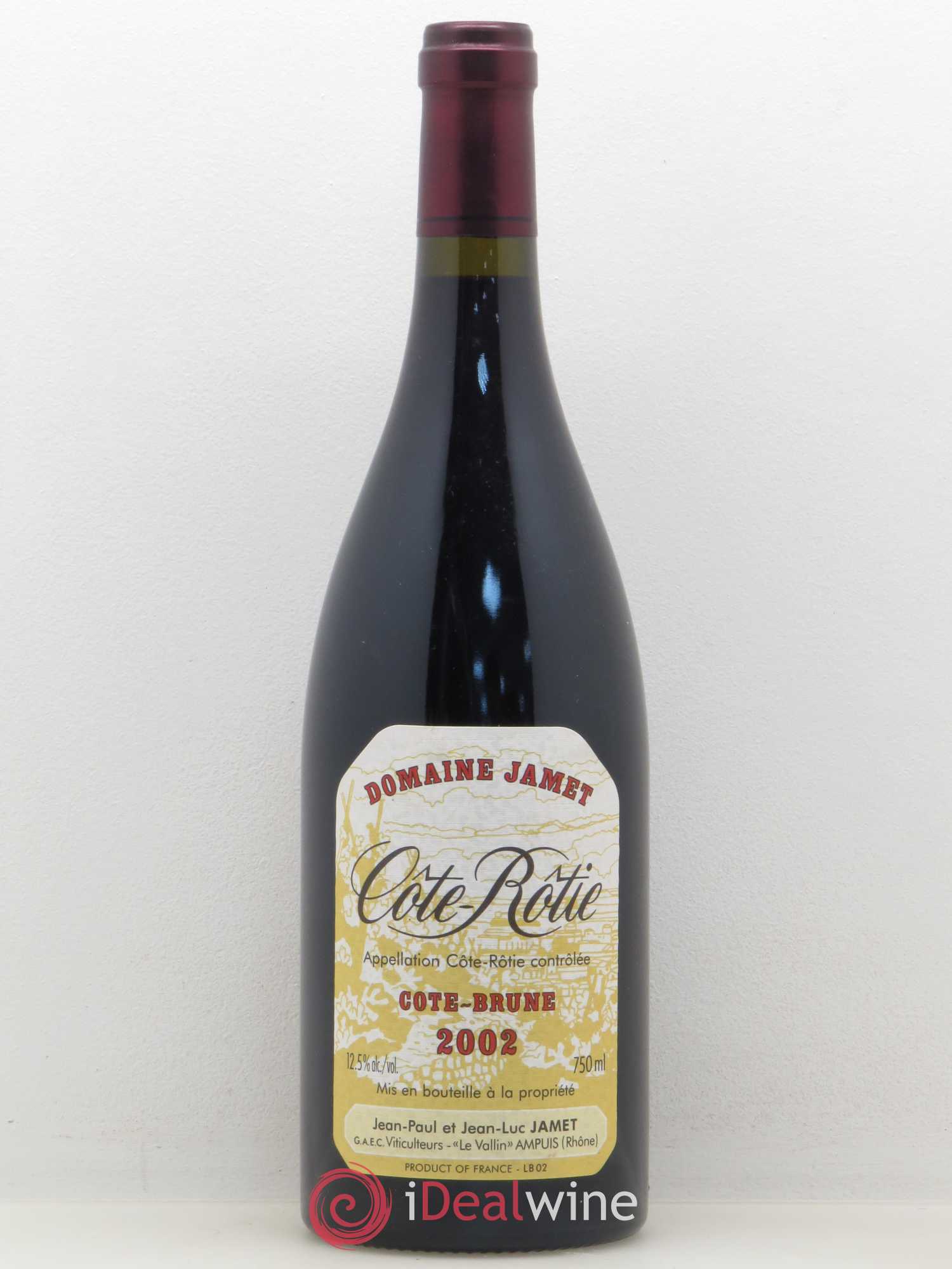 Côte-Rôtie Côte Brune Jamet (Domaine) 2002 - Lot de 1 bouteille - 0