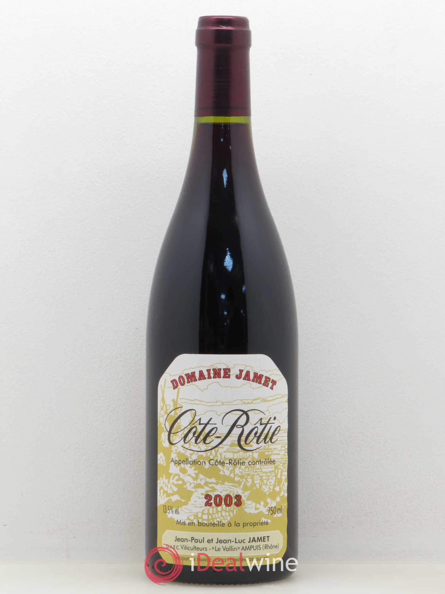 Côte-Rôtie Jamet (Domaine) 2003 - Lot de 1 bouteille - 0