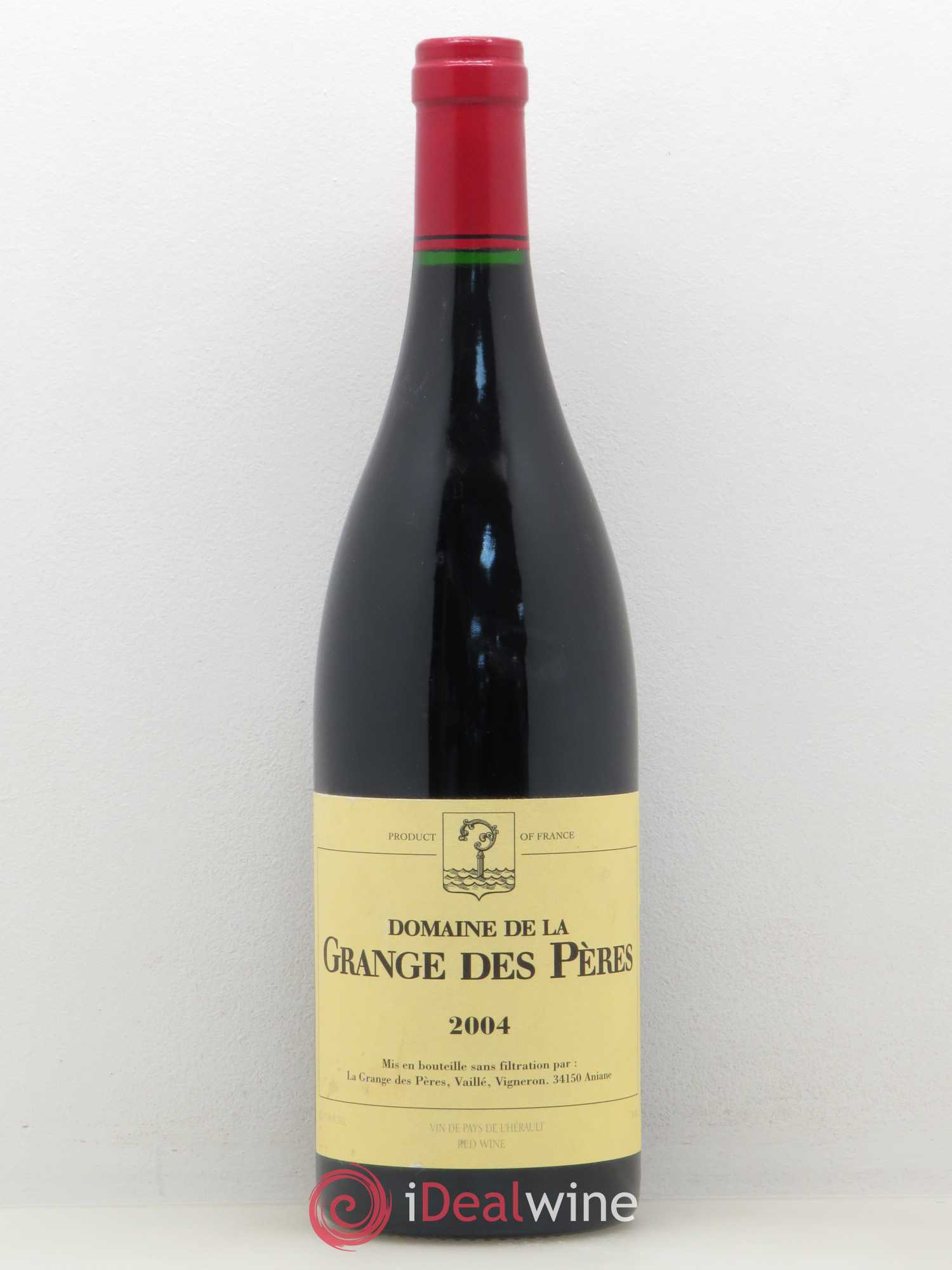 Pays d'Hérault Grange des Pères Laurent Vaillé 2004 - Lot de 1 bouteille - 0