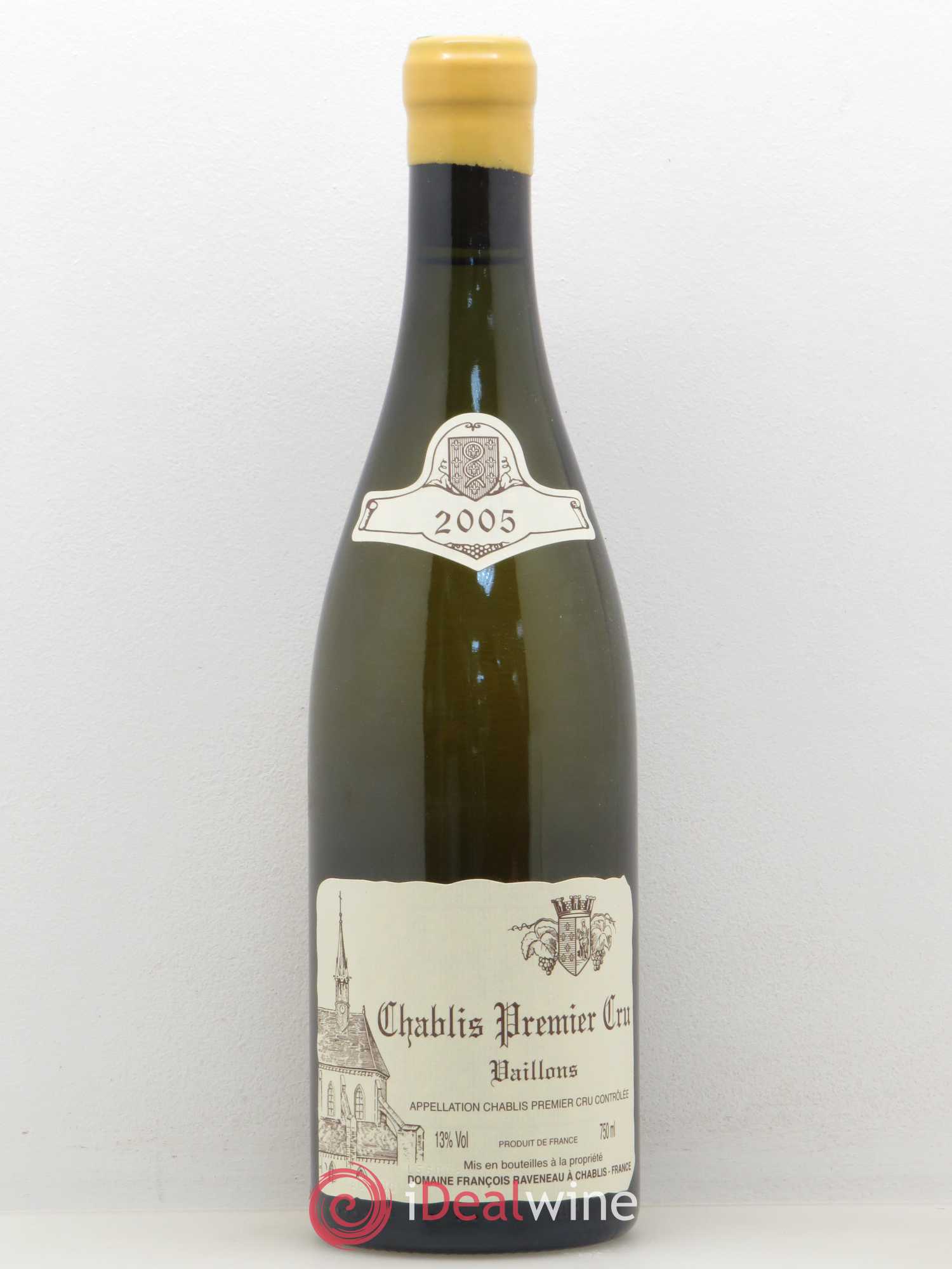 Chablis 1er Cru Vaillons Raveneau (Domaine) 2005 - Lot de 1 bouteille - 0