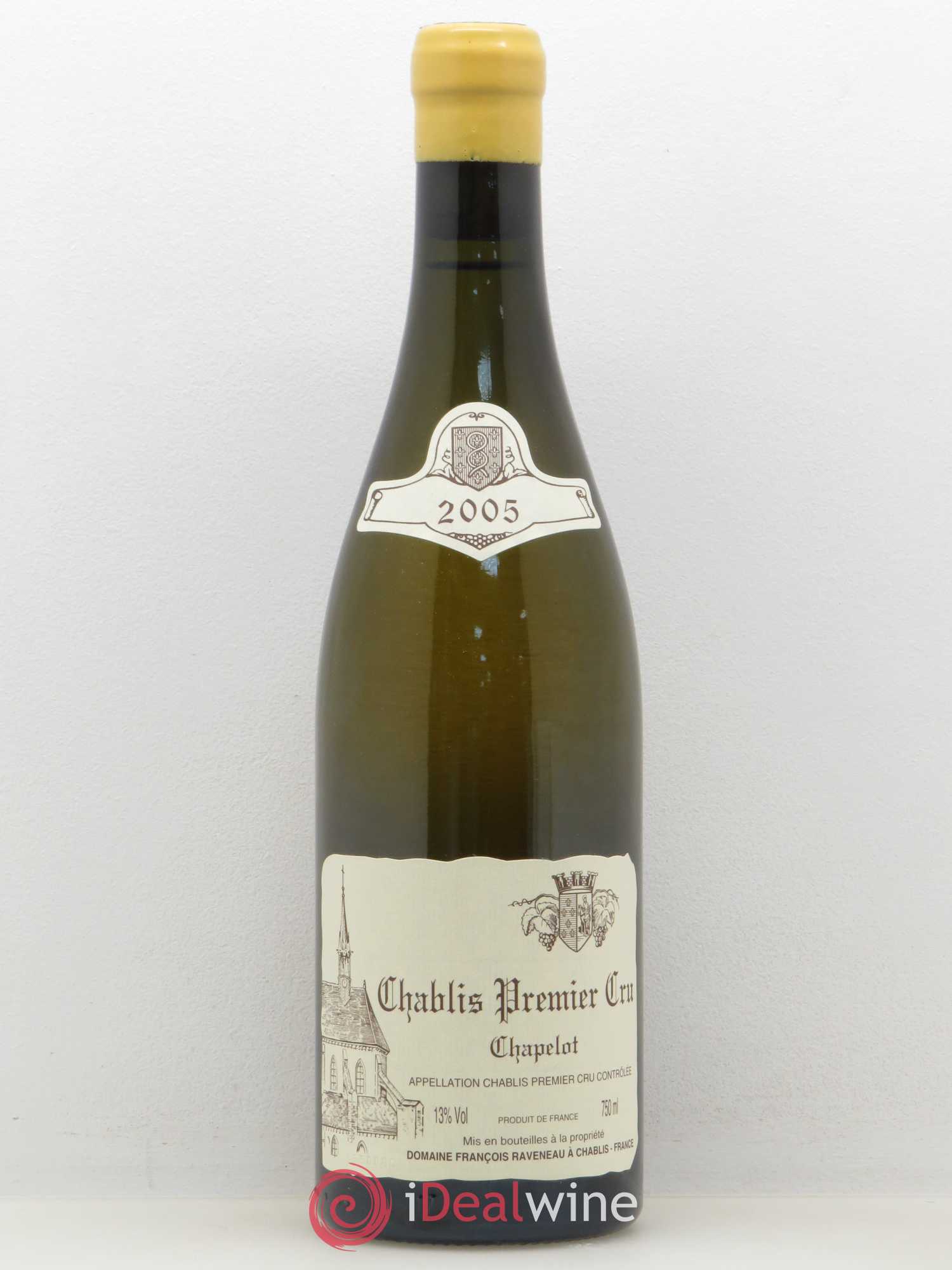 Chablis 1er Cru Chapelot Raveneau (Domaine) 2005 - Lot de 1 bouteille - 0