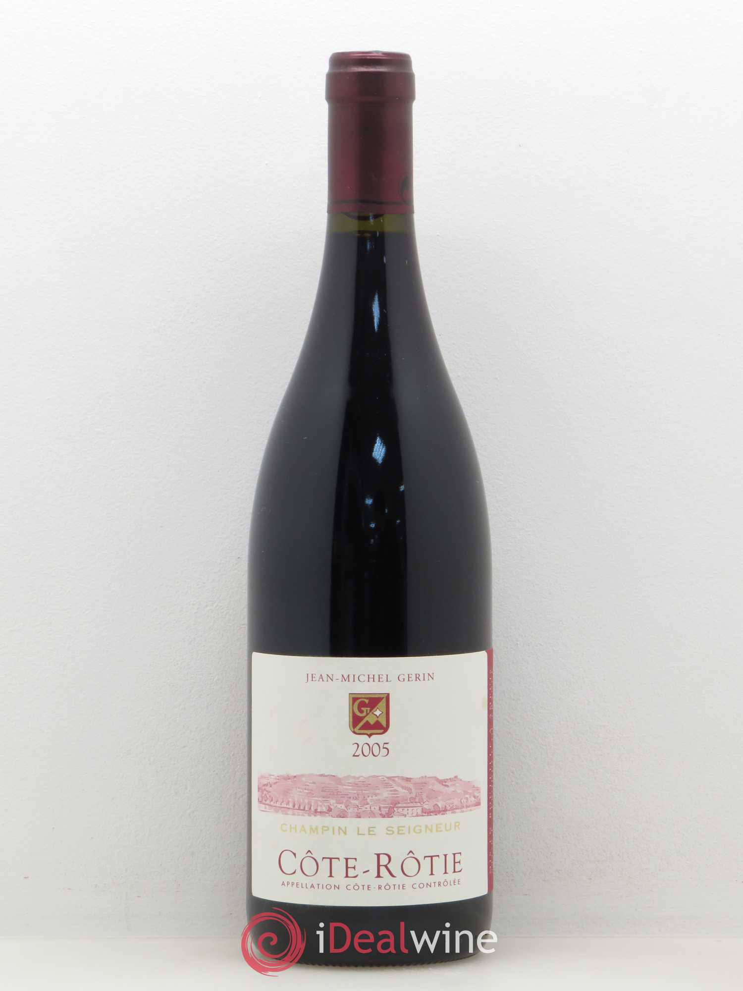 Côte-Rôtie Champin Le Seigneur Jean-Michel Gerin 2005 - Lot de 1 bouteille - 0