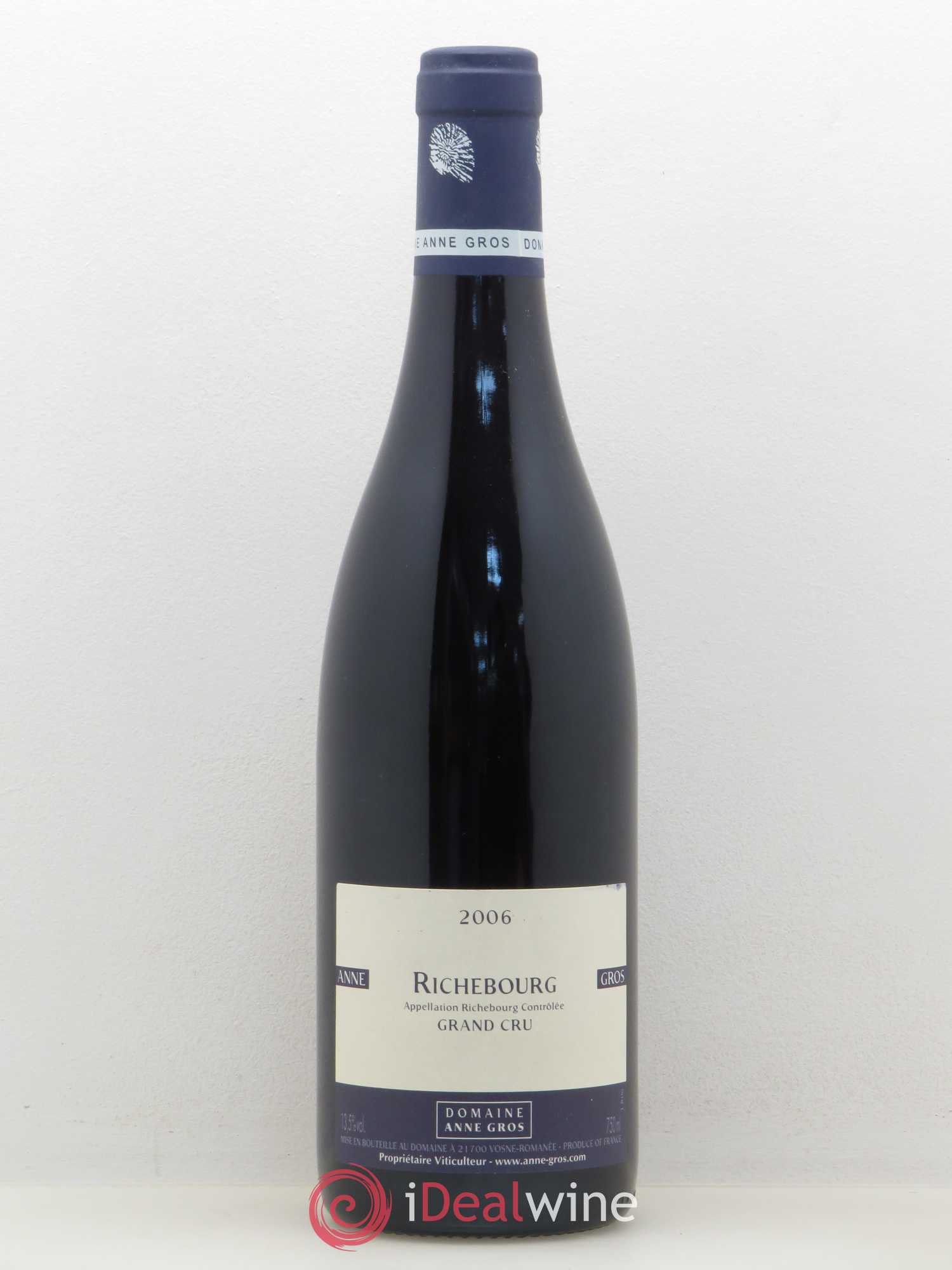 Richebourg Grand Cru Anne Gros 2006 - Lot de 1 bouteille - 0