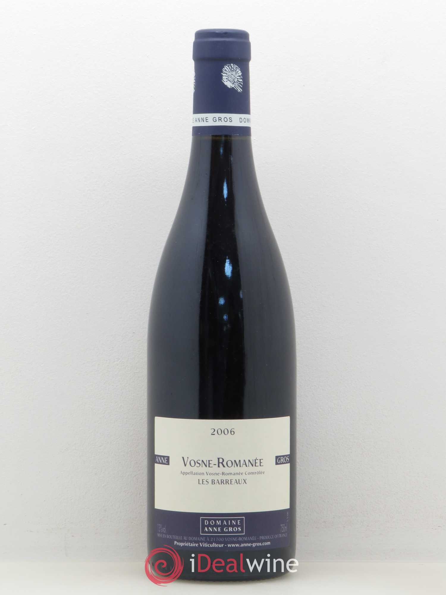 Vosne-Romanée Les Barreaux Anne Gros 2006 - Lot de 1 bouteille - 0