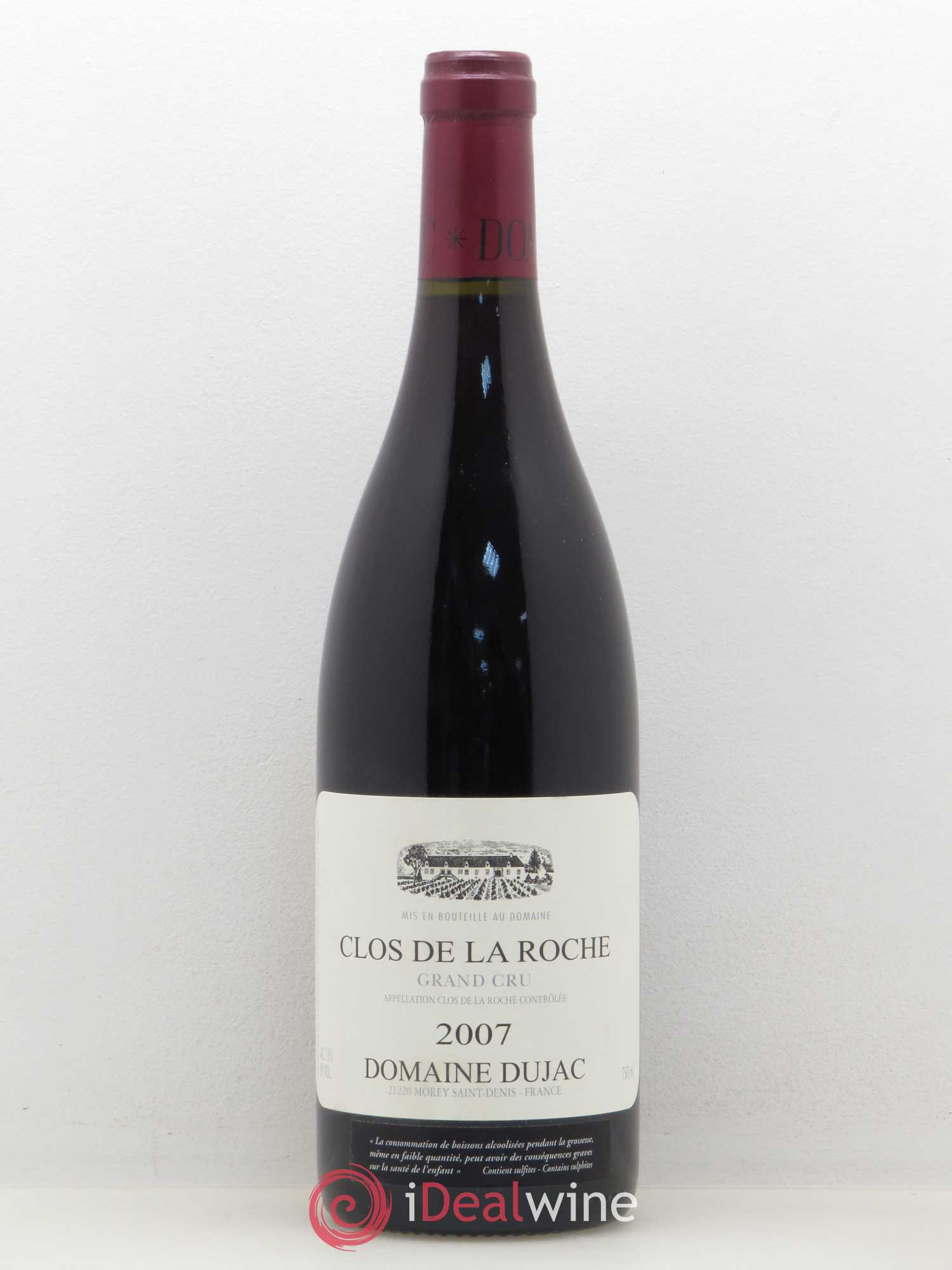 Clos de la Roche Grand Cru Dujac (Domaine) 2007 - Lot de 1 bouteille - 0