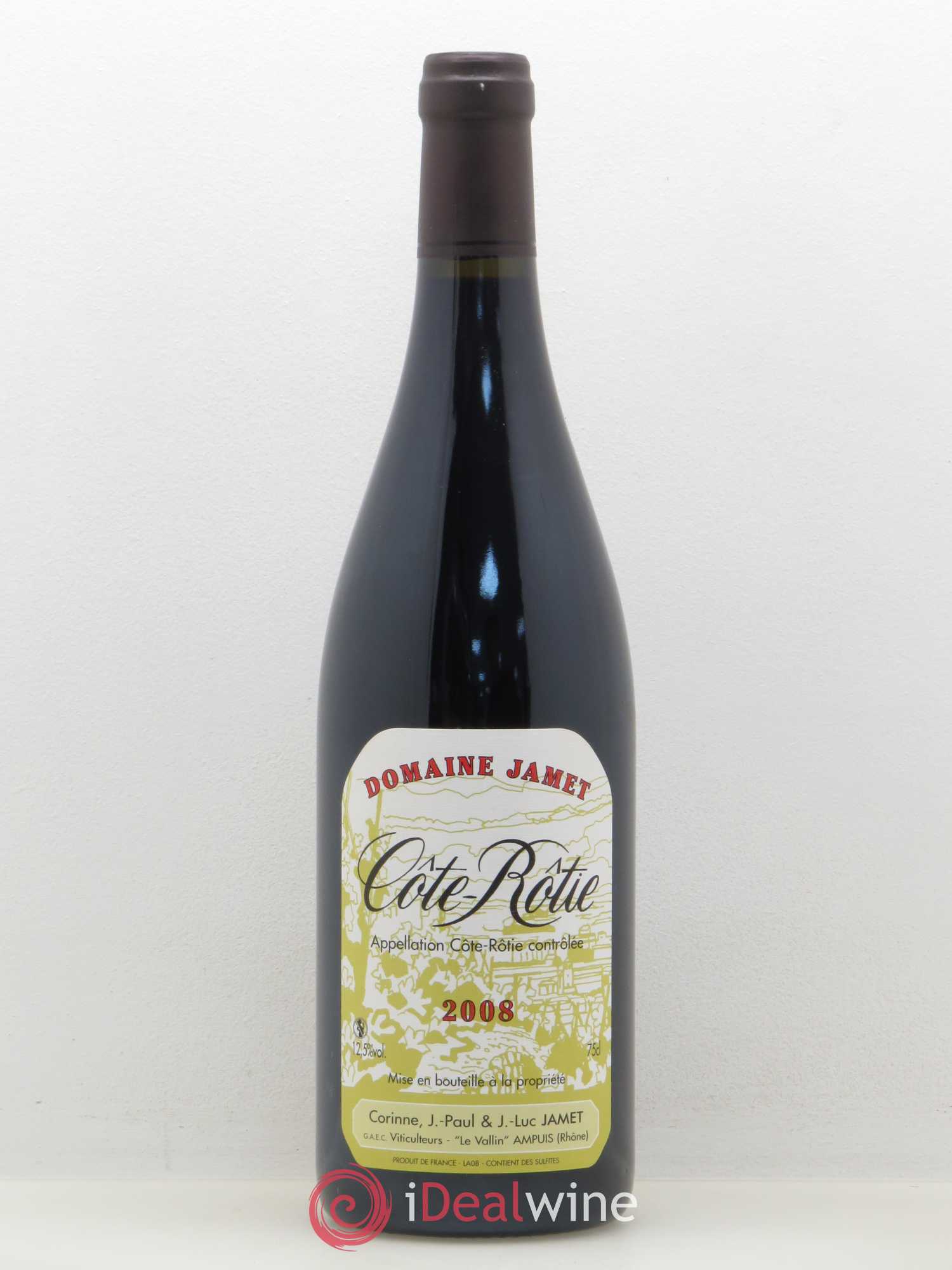 Côte-Rôtie Jamet (Domaine) 2008 - Lot de 1 bouteille - 0