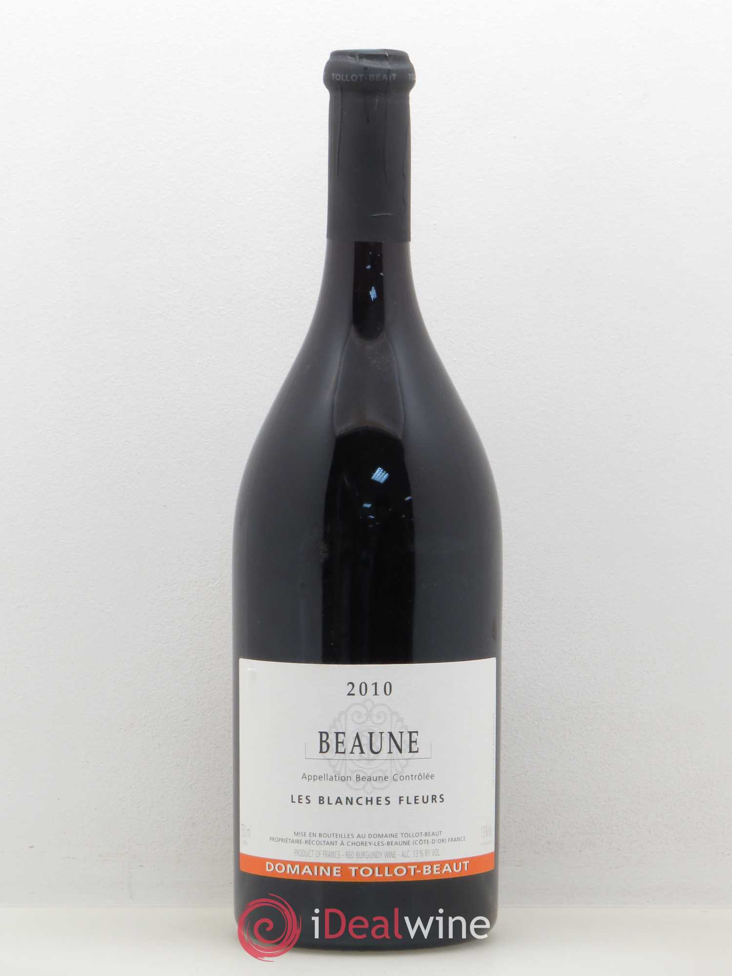 Beaune Les Blanches Fleurs Domaine Tollot-Beaut et fils 2010 - Posten von 1 Flasche - 0