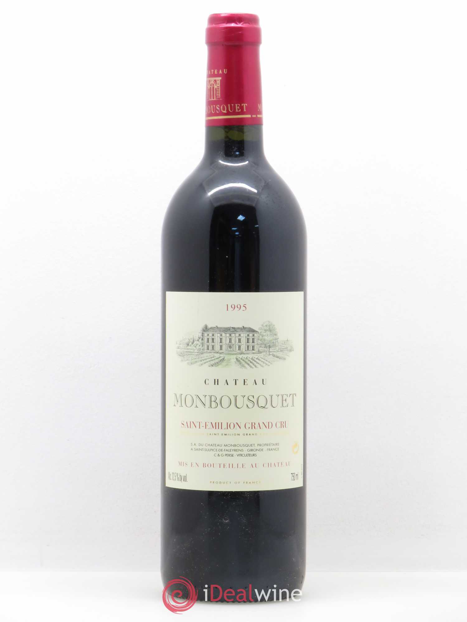 Château Monbousquet Grand Cru Classé 1995 - Lot de 1 bouteille - 0