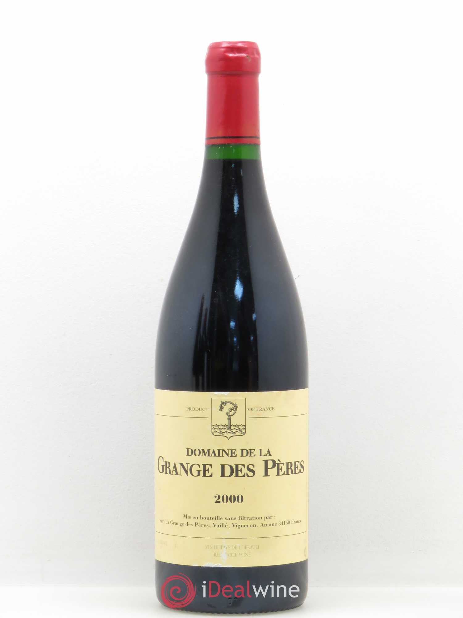 Pays d'Hérault Grange des Pères Laurent Vaillé 2000 - Lot de 1 bouteille - 0