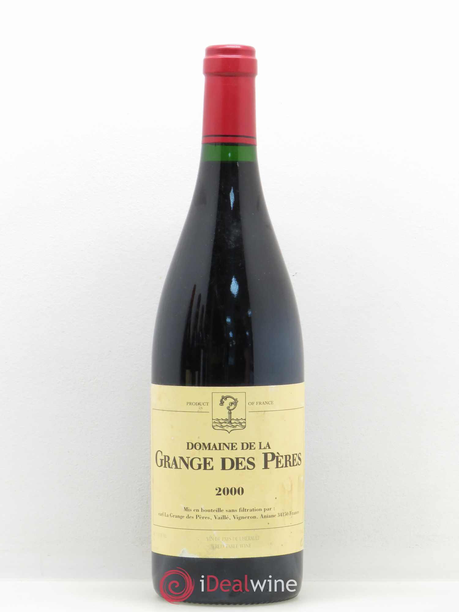 Pays d'Hérault Grange des Pères Laurent Vaillé 2000 - Lot de 1 bouteille - 0