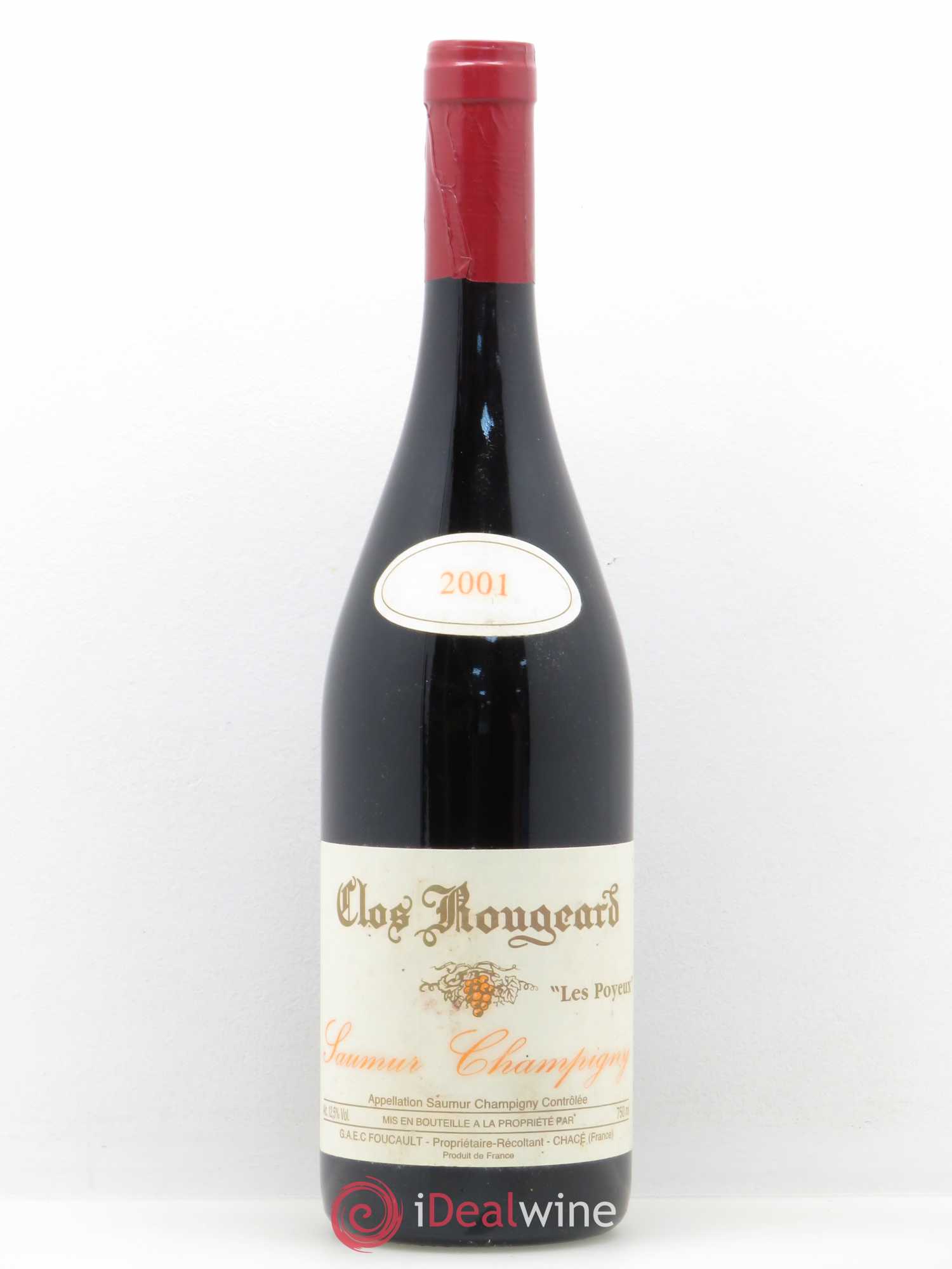Saumur-Champigny Les Poyeux Clos Rougeard 2001 - Lot de 1 bouteille - 0