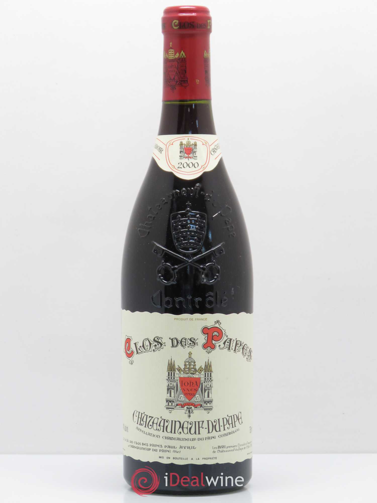 Châteauneuf-du-Pape Clos des Papes - Paul Avril 2000 - Lot de 1 bouteille - 0