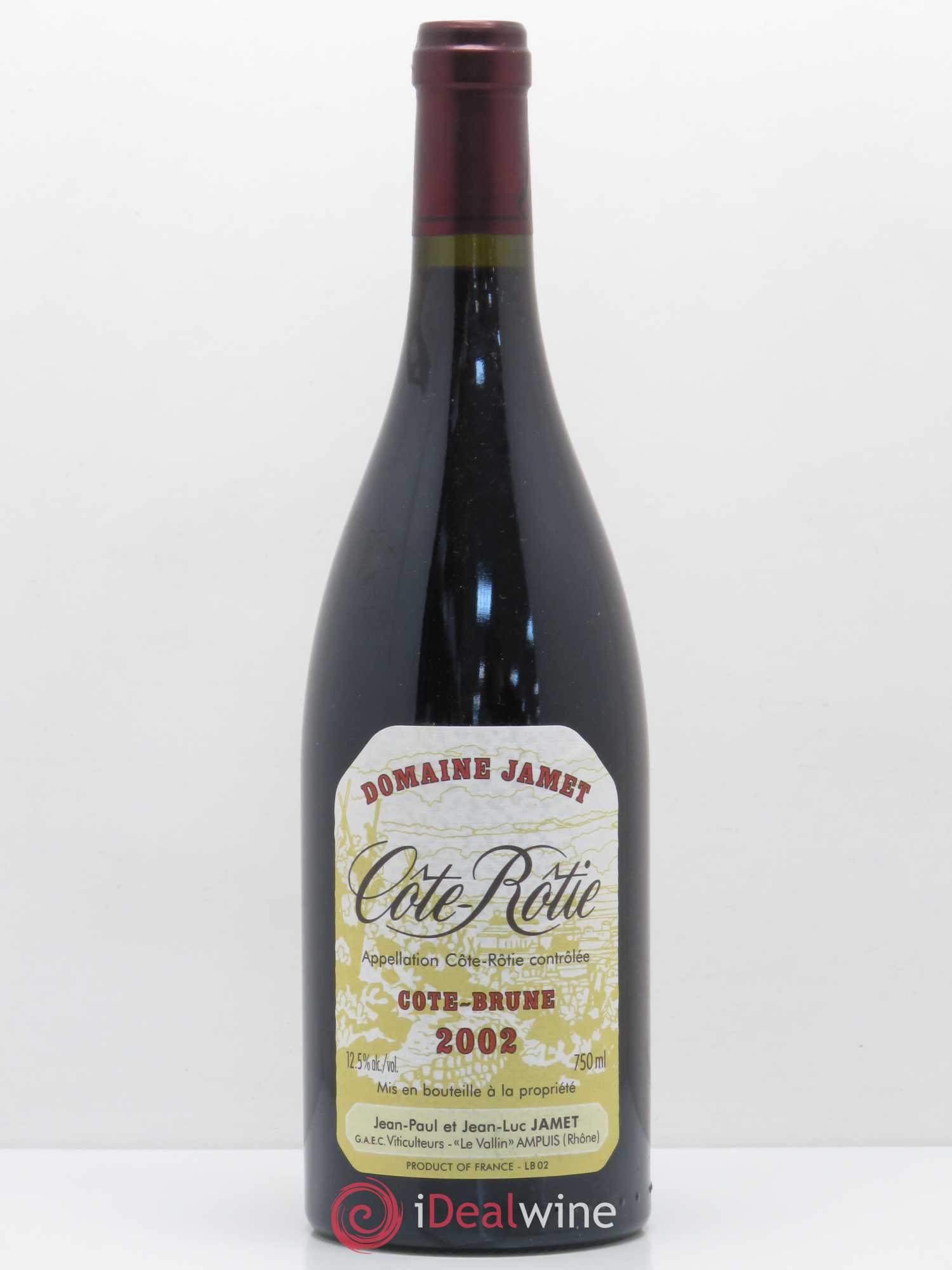 Côte-Rôtie Côte Brune Jamet (Domaine) 2002 - Lot de 1 bouteille - 0