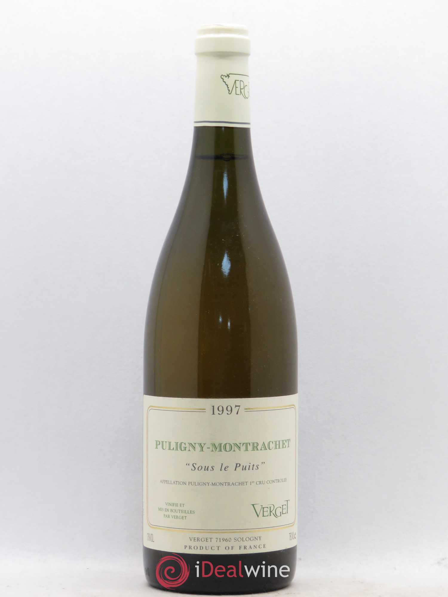 Puligny-Montrachet 1er Cru Sous le Puits Verget 1997 - Lot de 1 bouteille - 0