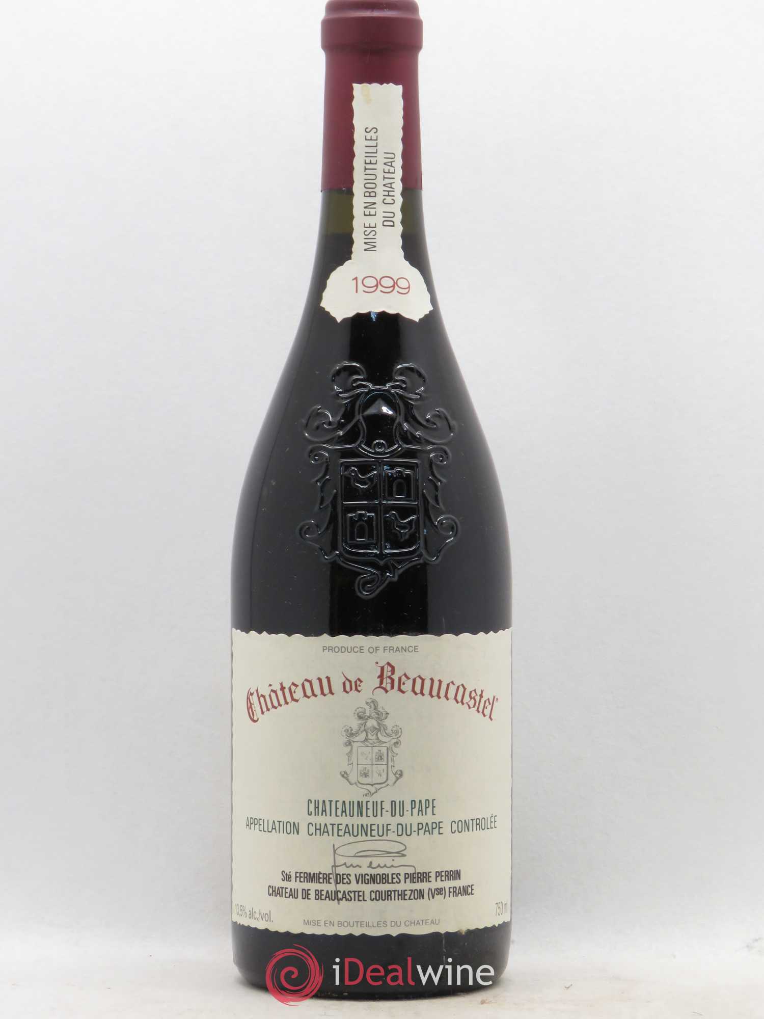 Châteauneuf-du-Pape Château de Beaucastel Famille Perrin 1999 - Lot de 1 bouteille - 0