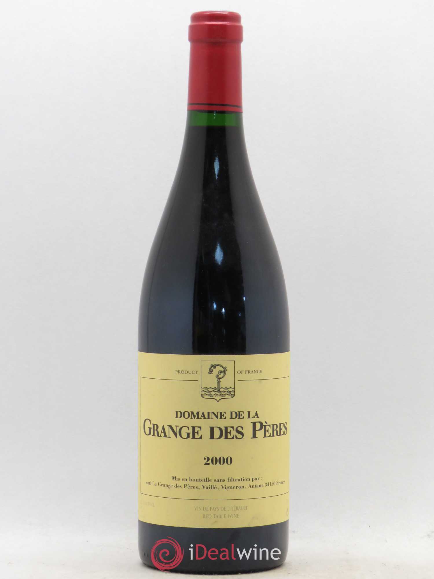 Pays d'Hérault Grange des Pères Laurent Vaillé 2000 - Lot de 1 bouteille - 0