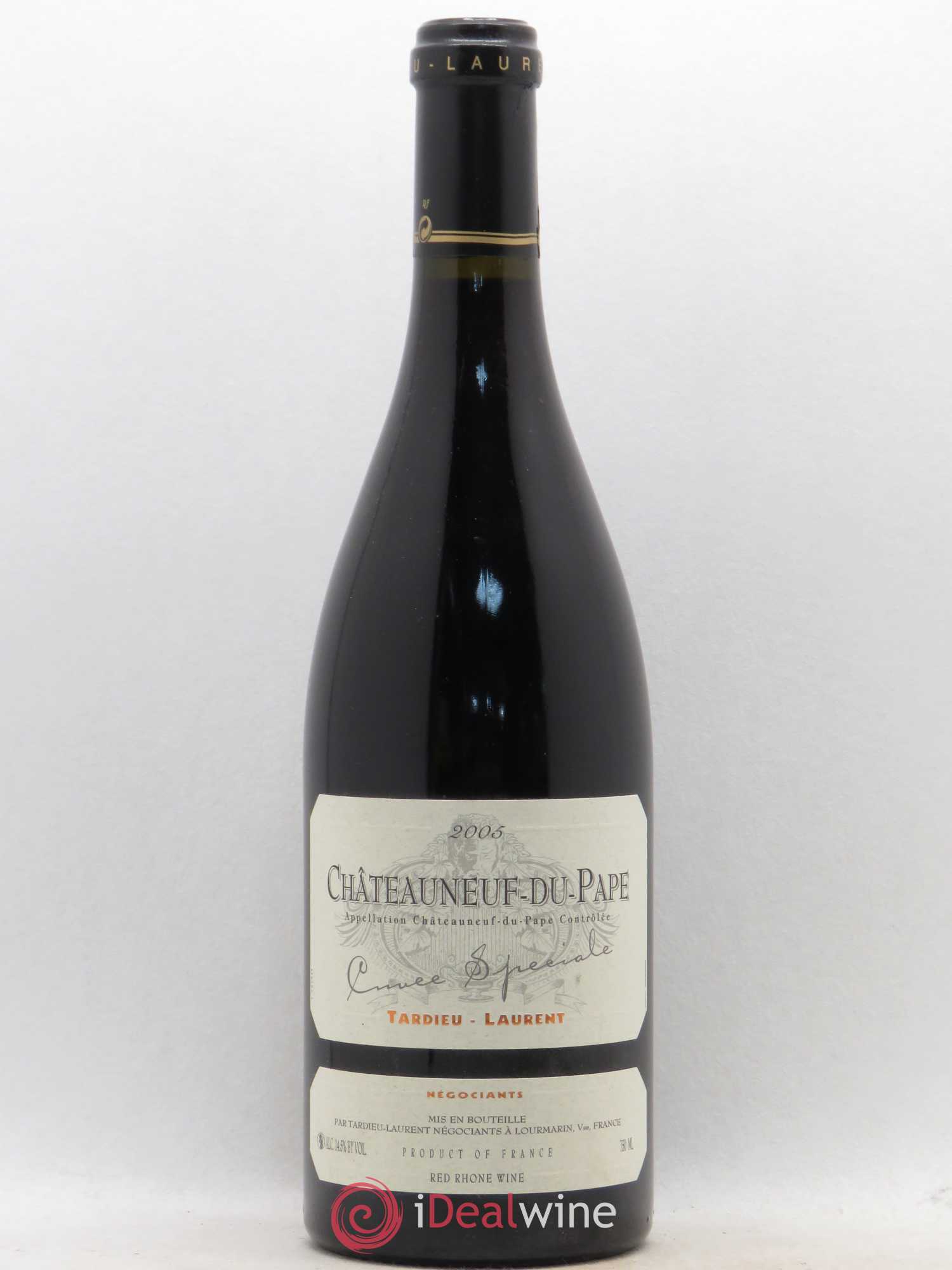 Châteauneuf-du-Pape Tardieu-Laurent Cuvée spéciale Famille Tardieu 2005 - Lot de 1 bouteille - 0