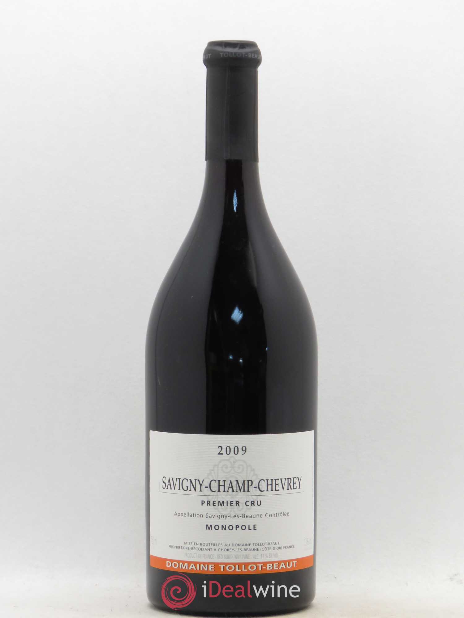Savigny-lès-Beaune 1er Cru Champ Chevrey Monopole Domaine Tollot Beaut et Fils 2009 - Posten von 1 Flasche - 0